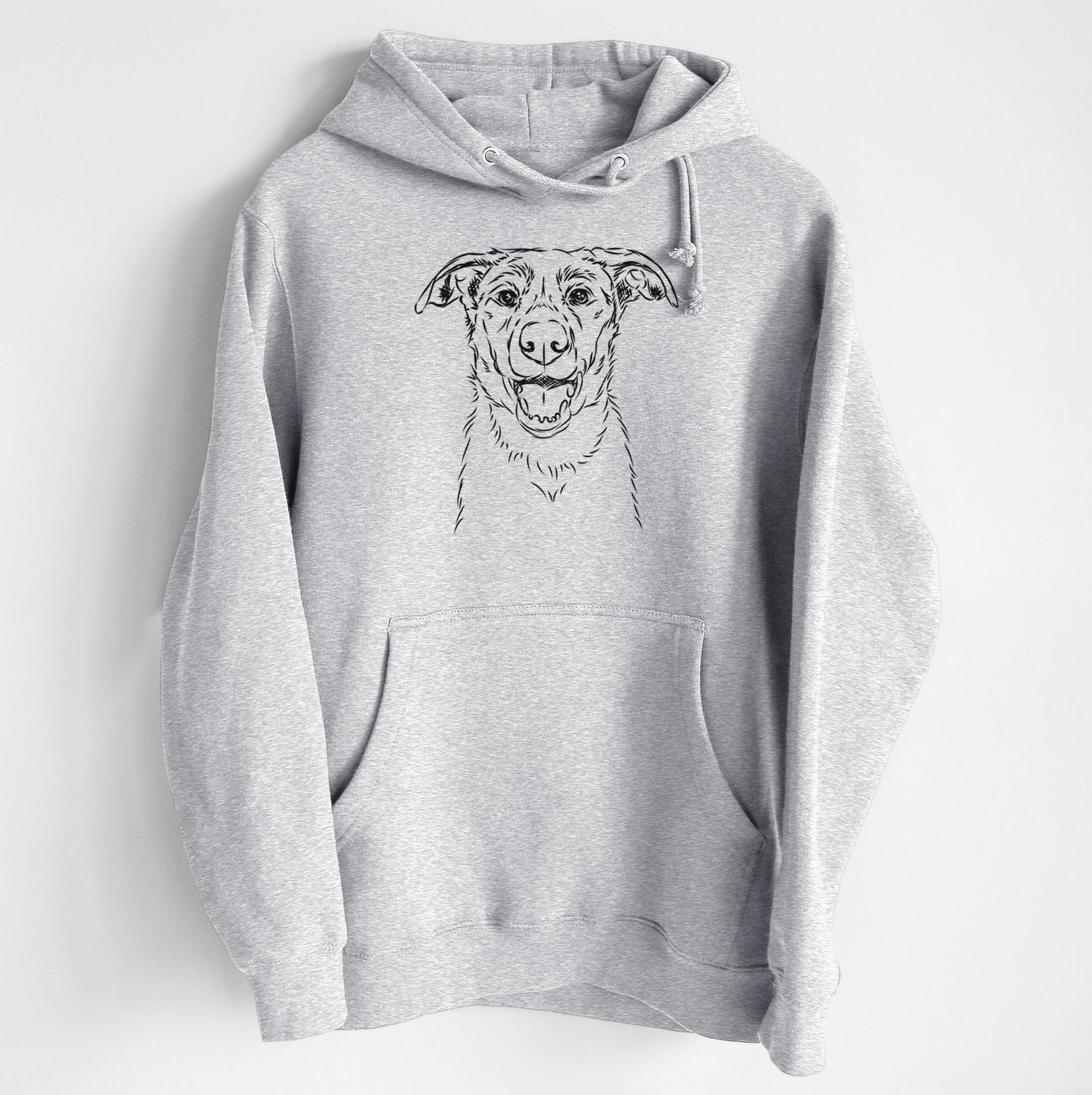 Noah the Border Collie- Heavyweight Fleece Hoodie