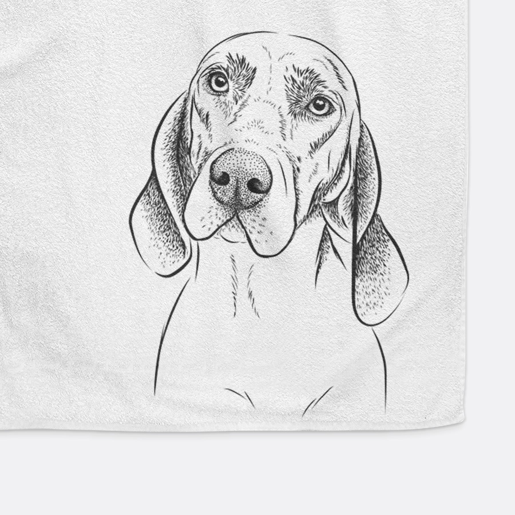 Norman the Plott Hound Premium Hand Towel