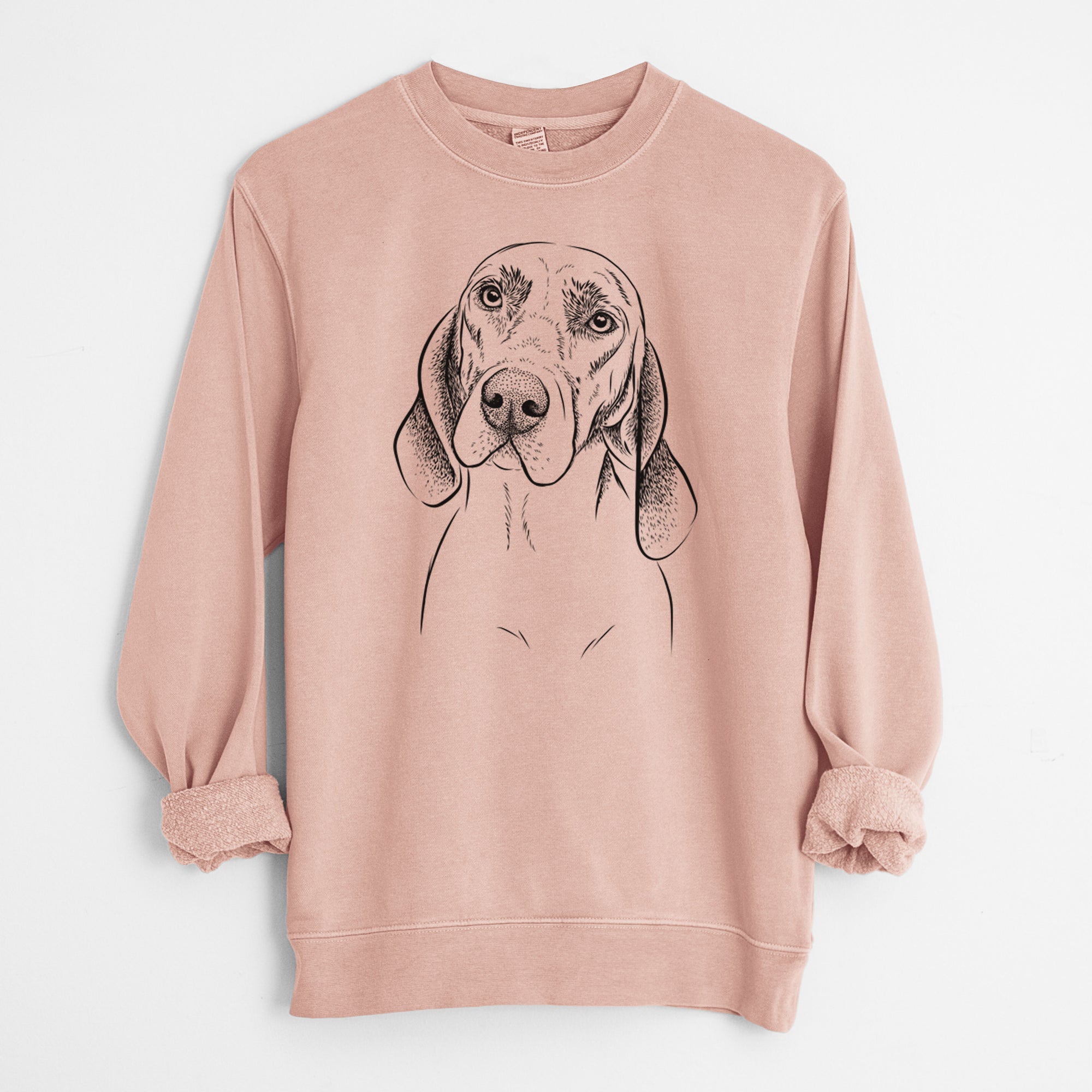 Bare Norman the Plott Hound - Unisex Pigment Dyed Crew Sweatshirt