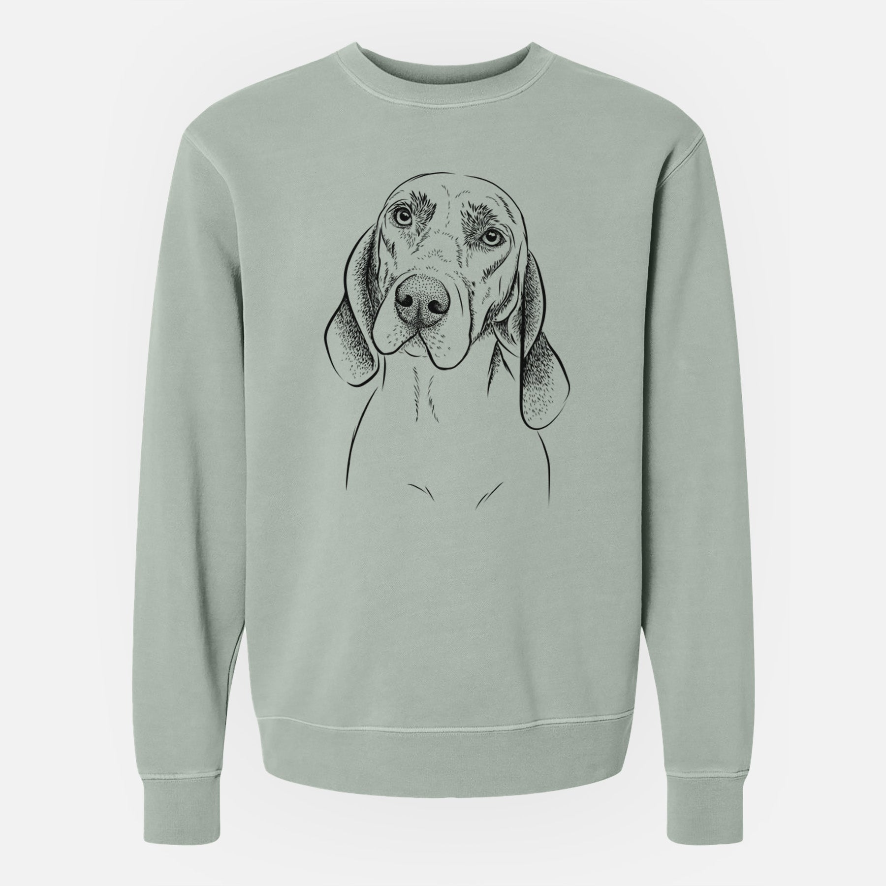 Bare Norman the Plott Hound - Unisex Pigment Dyed Crew Sweatshirt