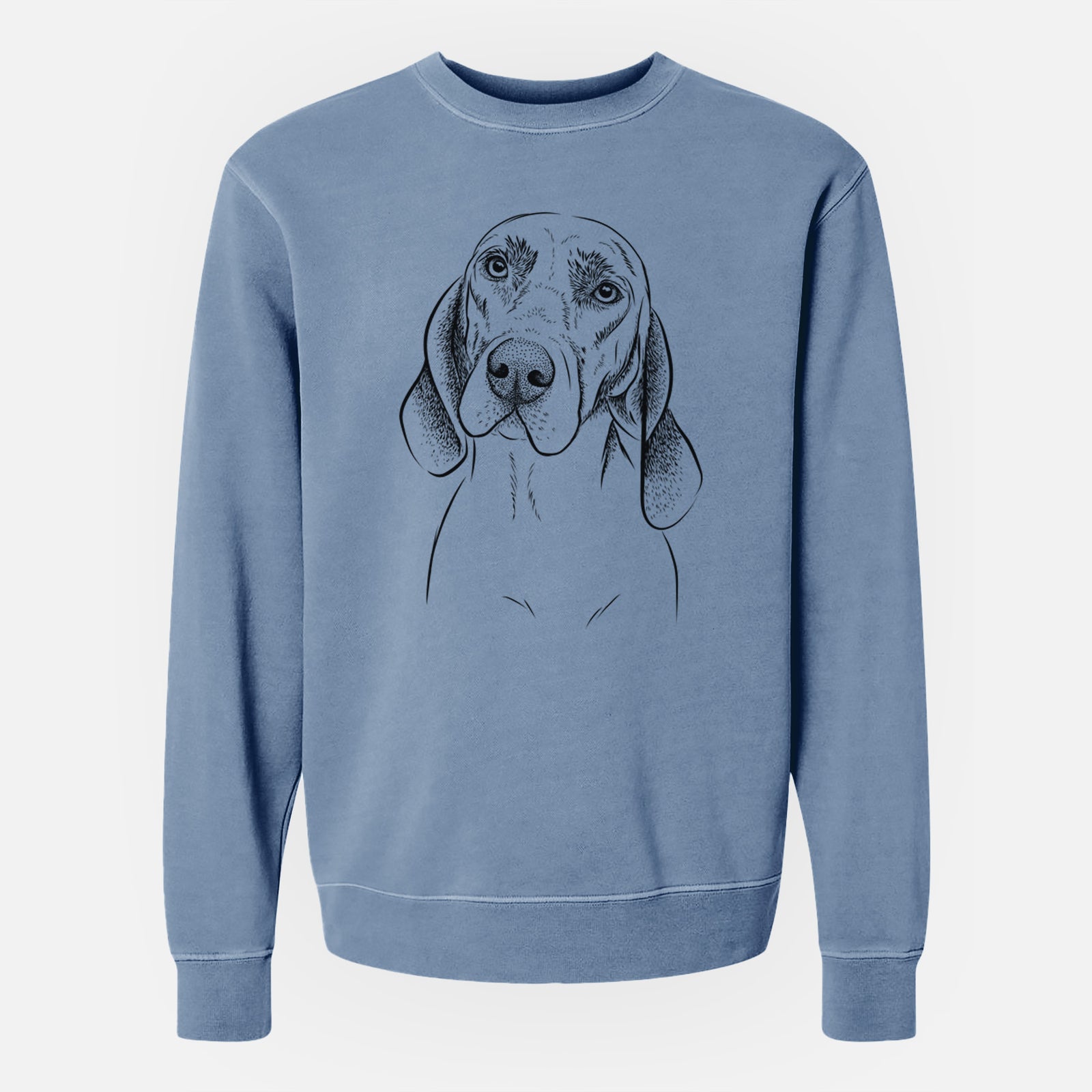 Bare Norman the Plott Hound - Unisex Pigment Dyed Crew Sweatshirt