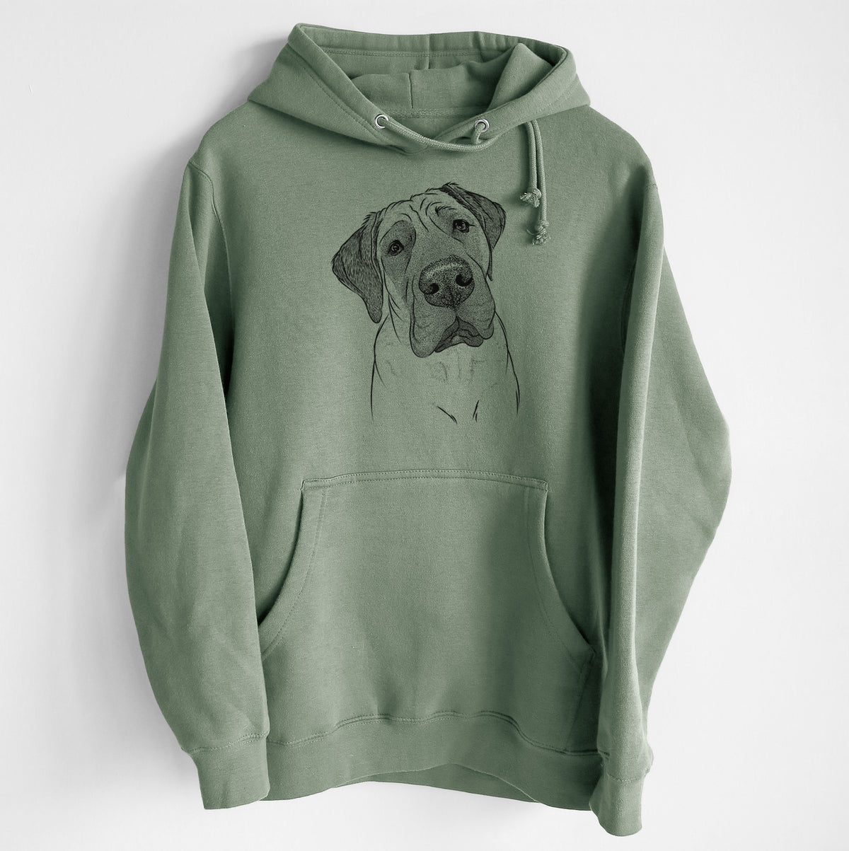 Nutterbutter the English Mastiff- Heavyweight Fleece Hoodie