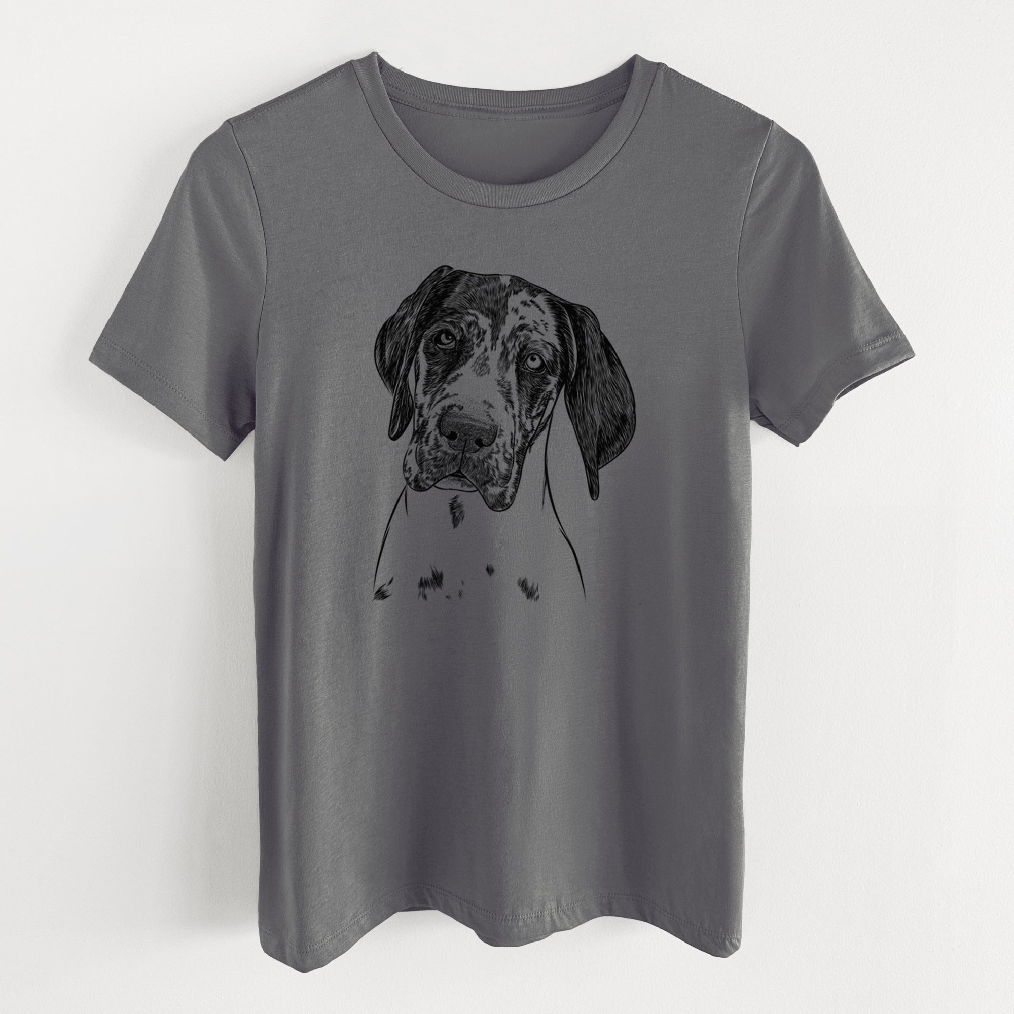 Bare Nyx the Great Dane - Women's Lightweight Relaxed Fit 100% Cotton Crewneck