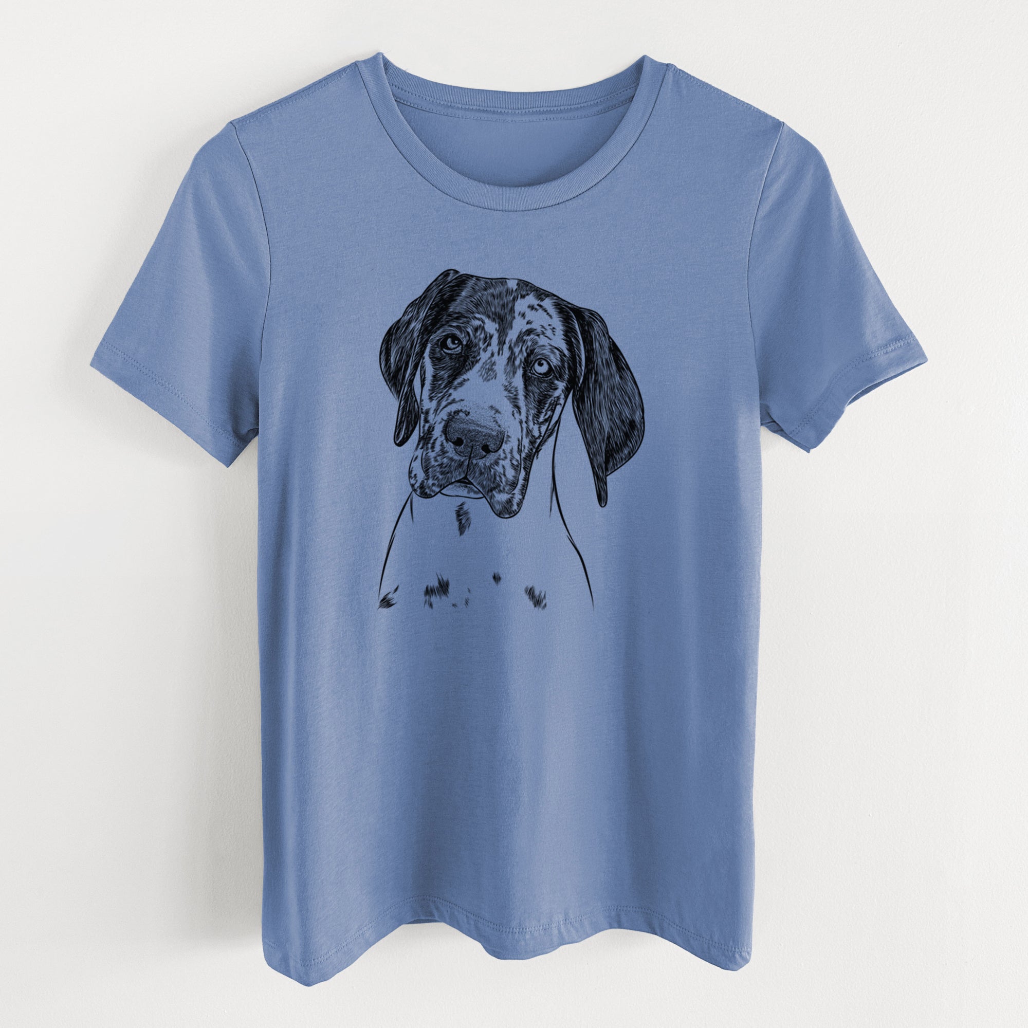 Bare Nyx the Great Dane - Women's Lightweight Relaxed Fit 100% Cotton Crewneck