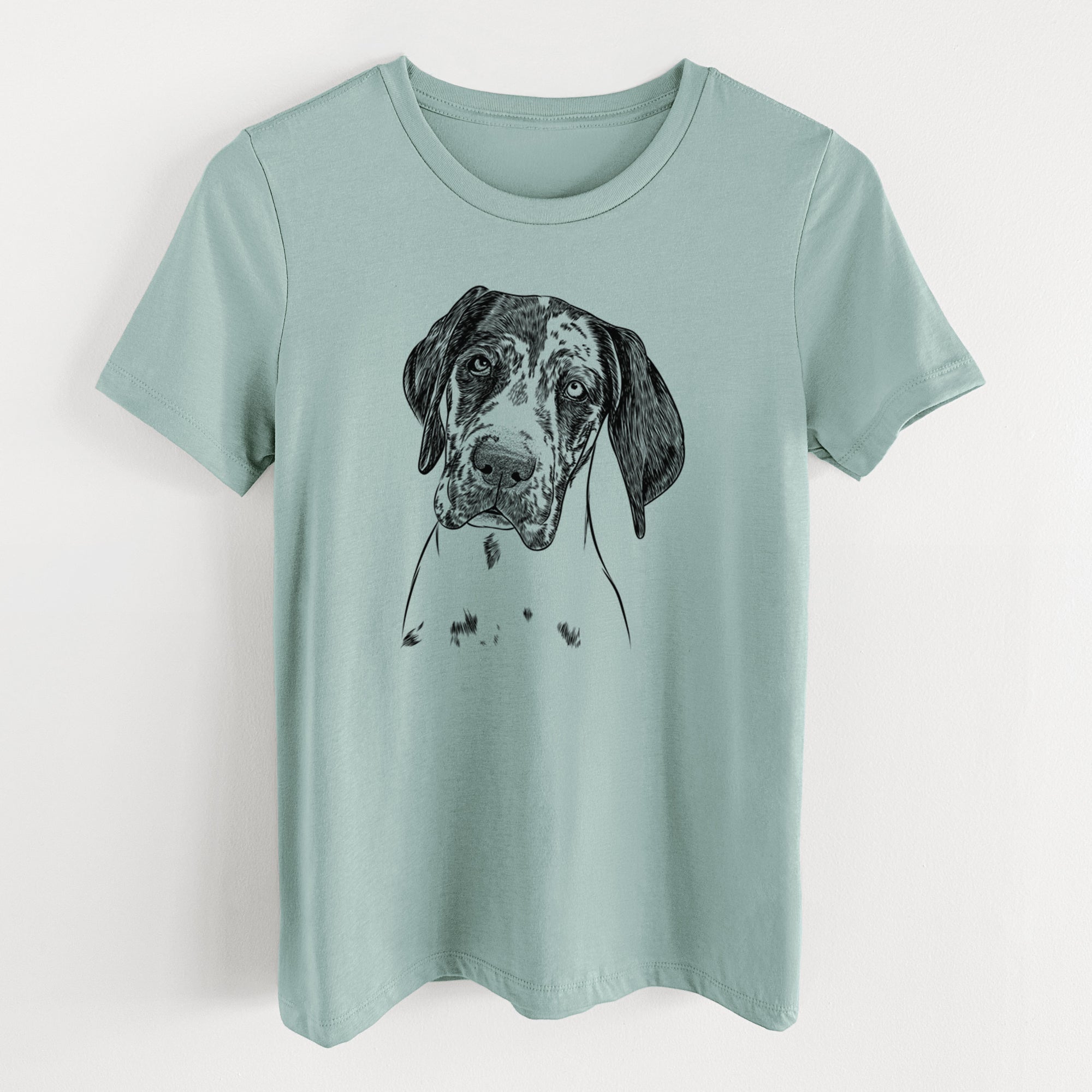 Bare Nyx the Great Dane - Women's Lightweight Relaxed Fit 100% Cotton Crewneck