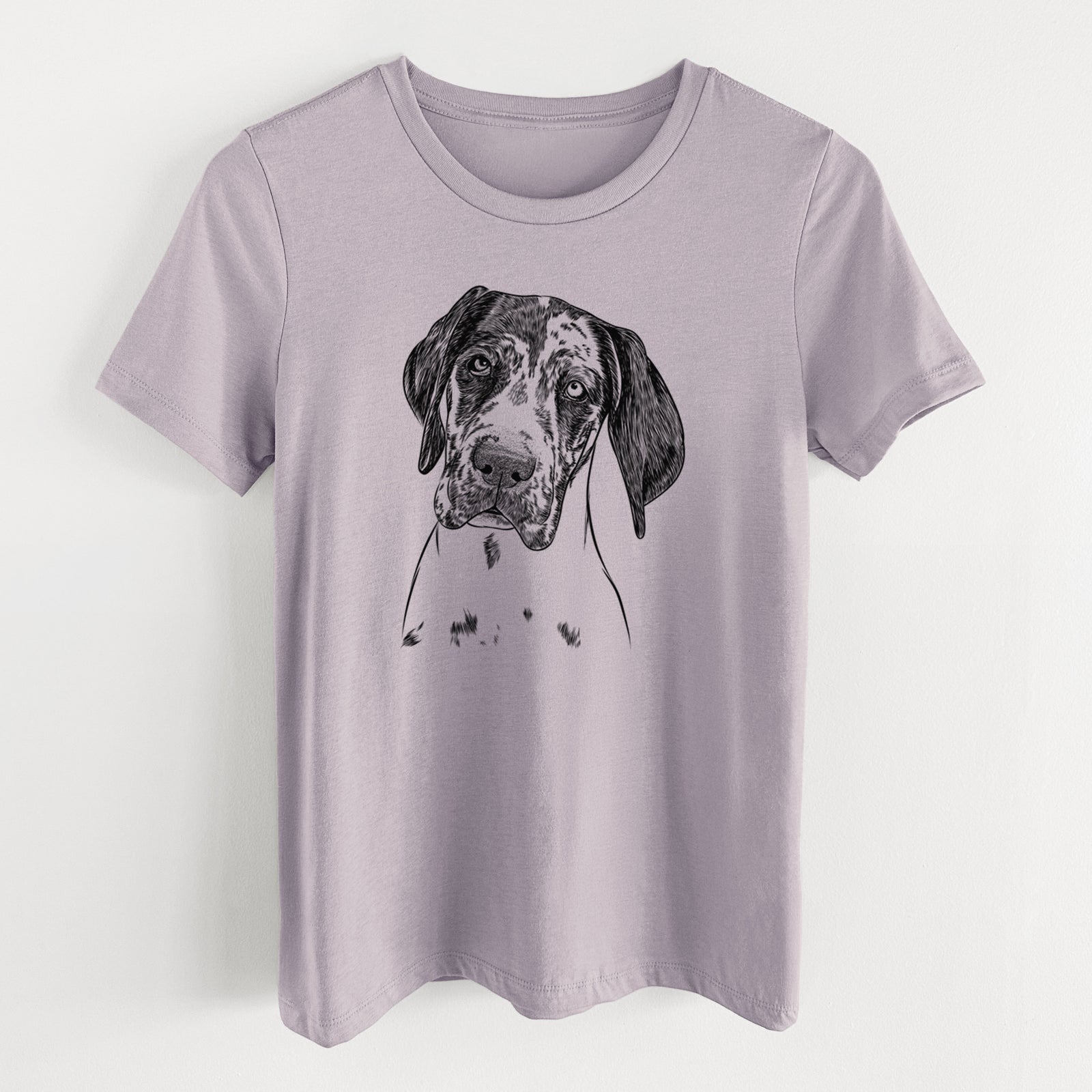Bare Nyx the Great Dane - Women's Lightweight Relaxed Fit 100% Cotton Crewneck