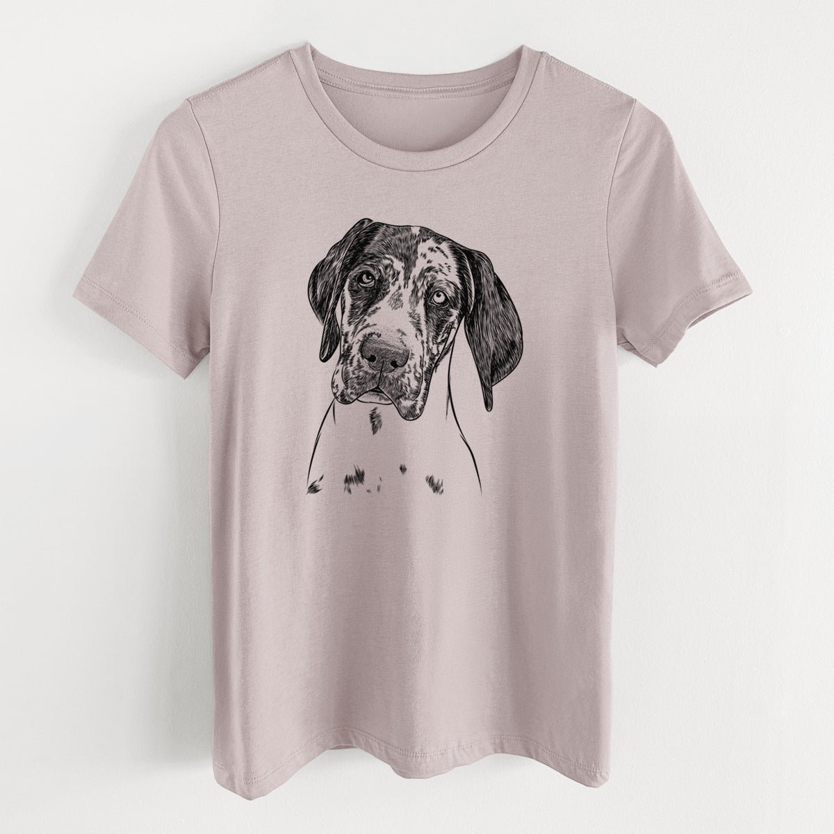 Bare Nyx the Great Dane - Women's Lightweight Relaxed Fit 100% Cotton Crewneck
