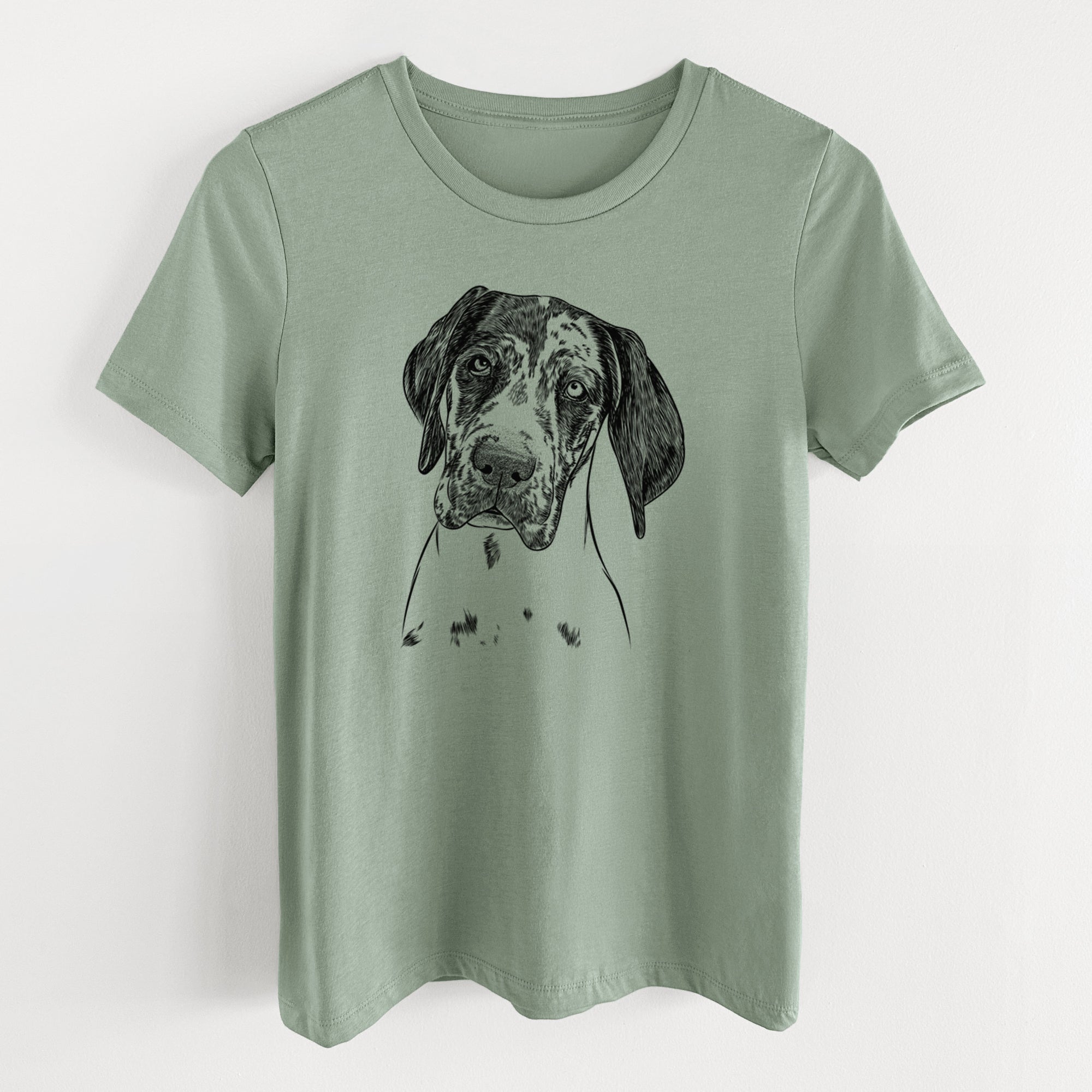 Bare Nyx the Great Dane - Women's Lightweight Relaxed Fit 100% Cotton Crewneck