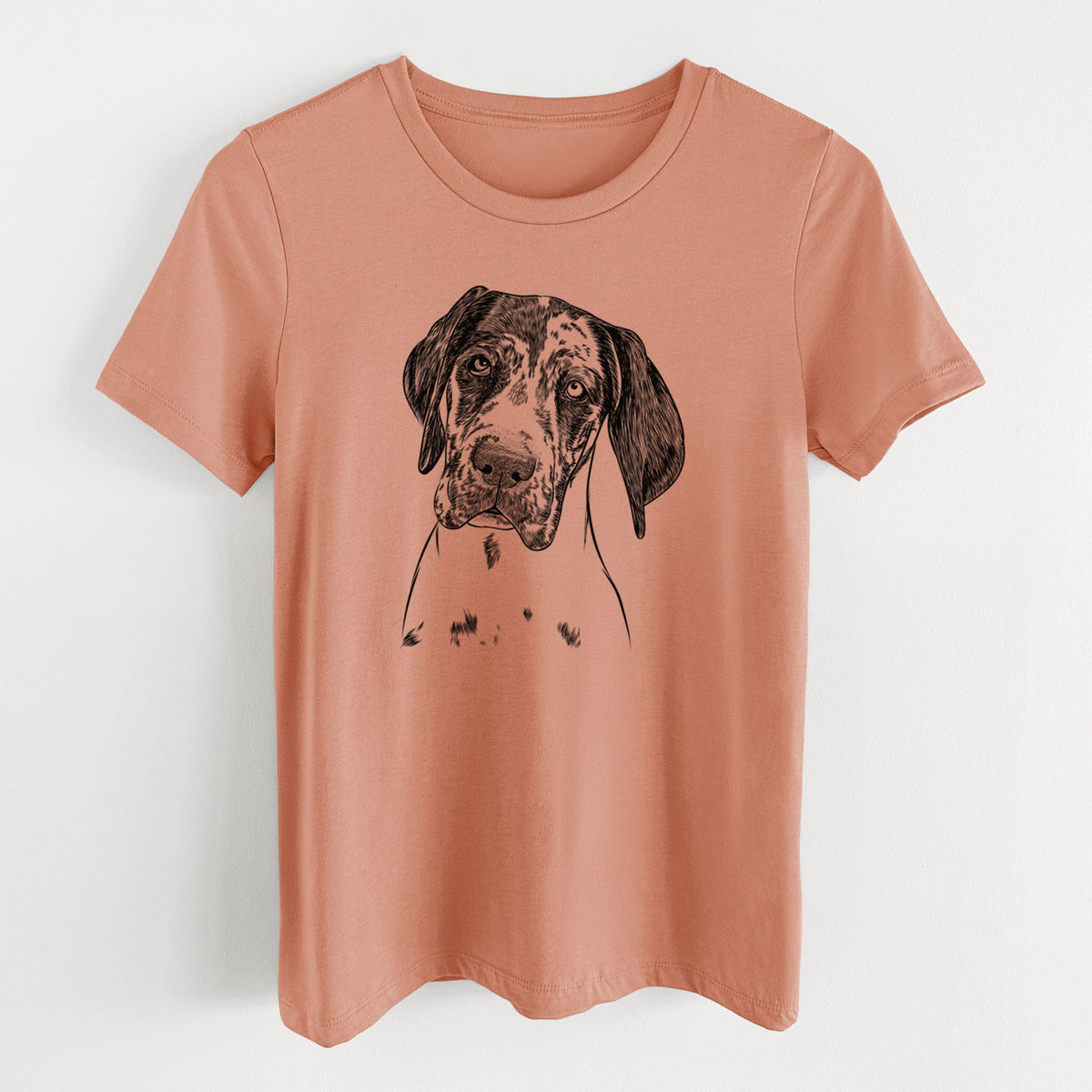 Bare Nyx the Great Dane - Women's Lightweight Relaxed Fit 100% Cotton Crewneck
