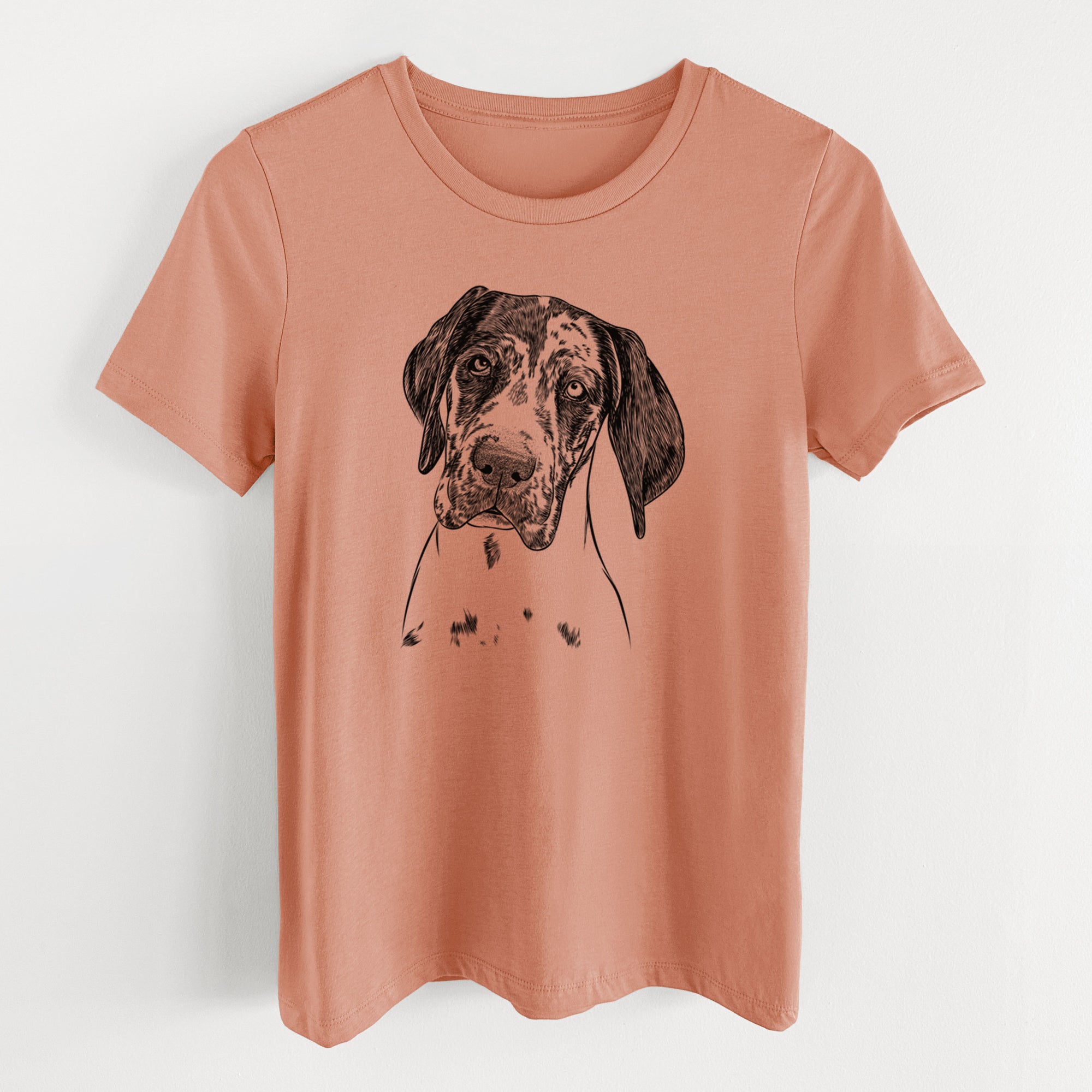 Bare Nyx the Great Dane - Women's Lightweight Relaxed Fit 100% Cotton Crewneck