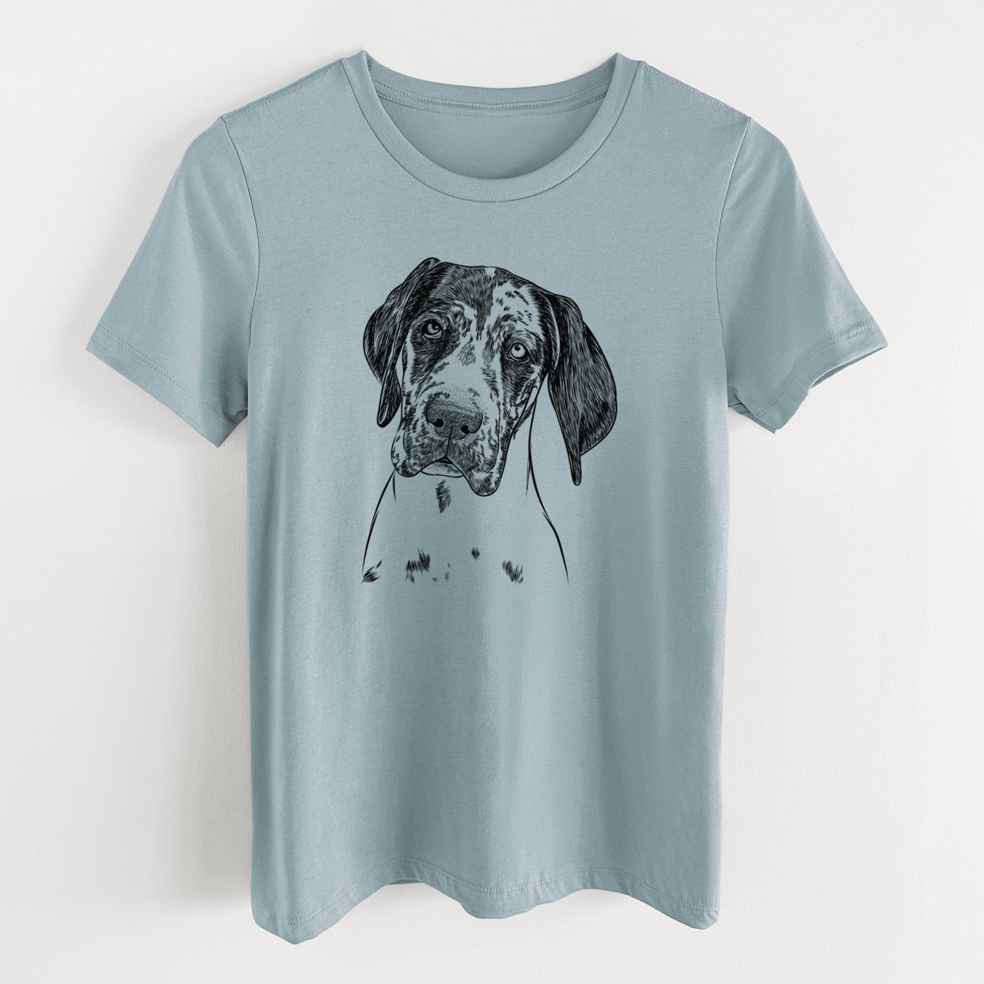 Bare Nyx the Great Dane - Women's Lightweight Relaxed Fit 100% Cotton Crewneck