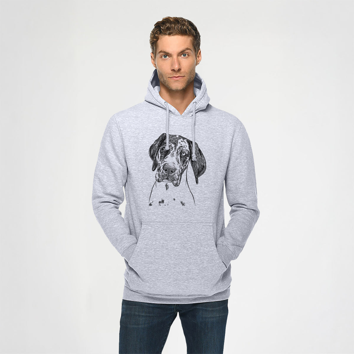 Nyx the Great Dane- Heavyweight Fleece Hoodie