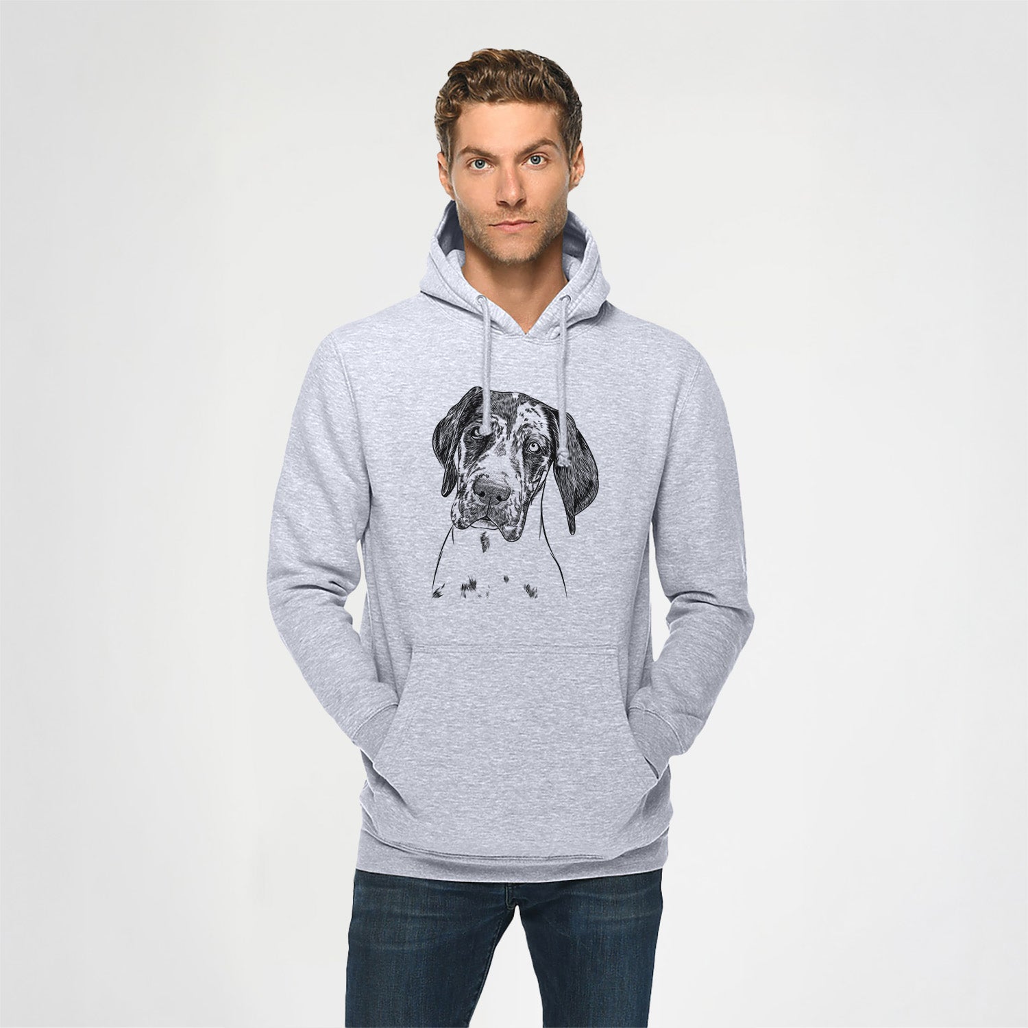 Nyx the Great Dane- Heavyweight Fleece Hoodie