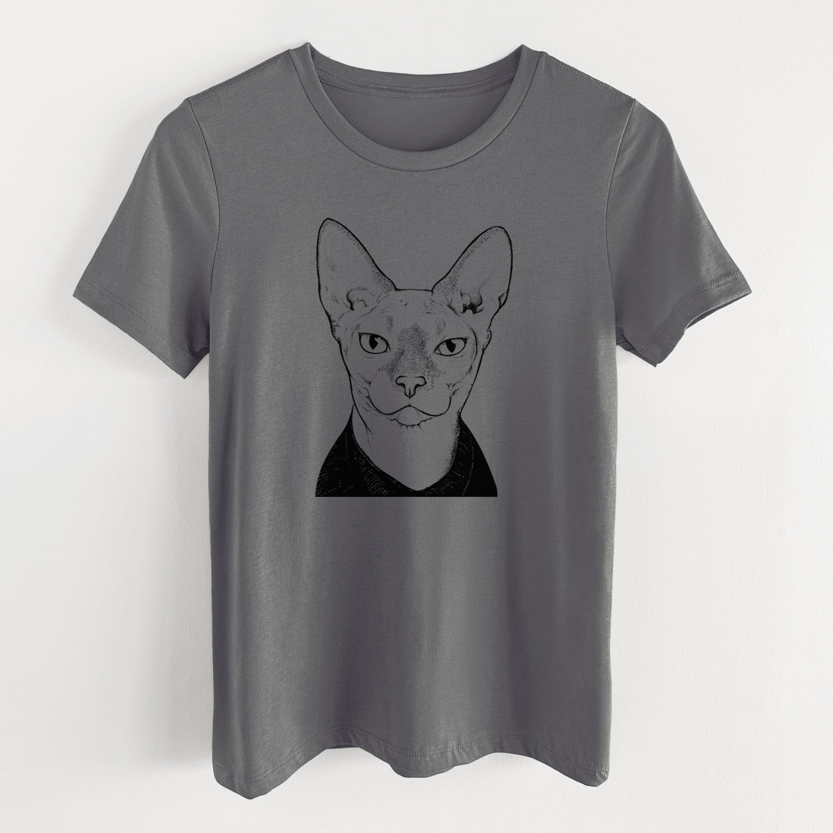 Bare Oliver Watson the Sphynx Cat - Women's Lightweight Relaxed Fit 100% Cotton Crewneck