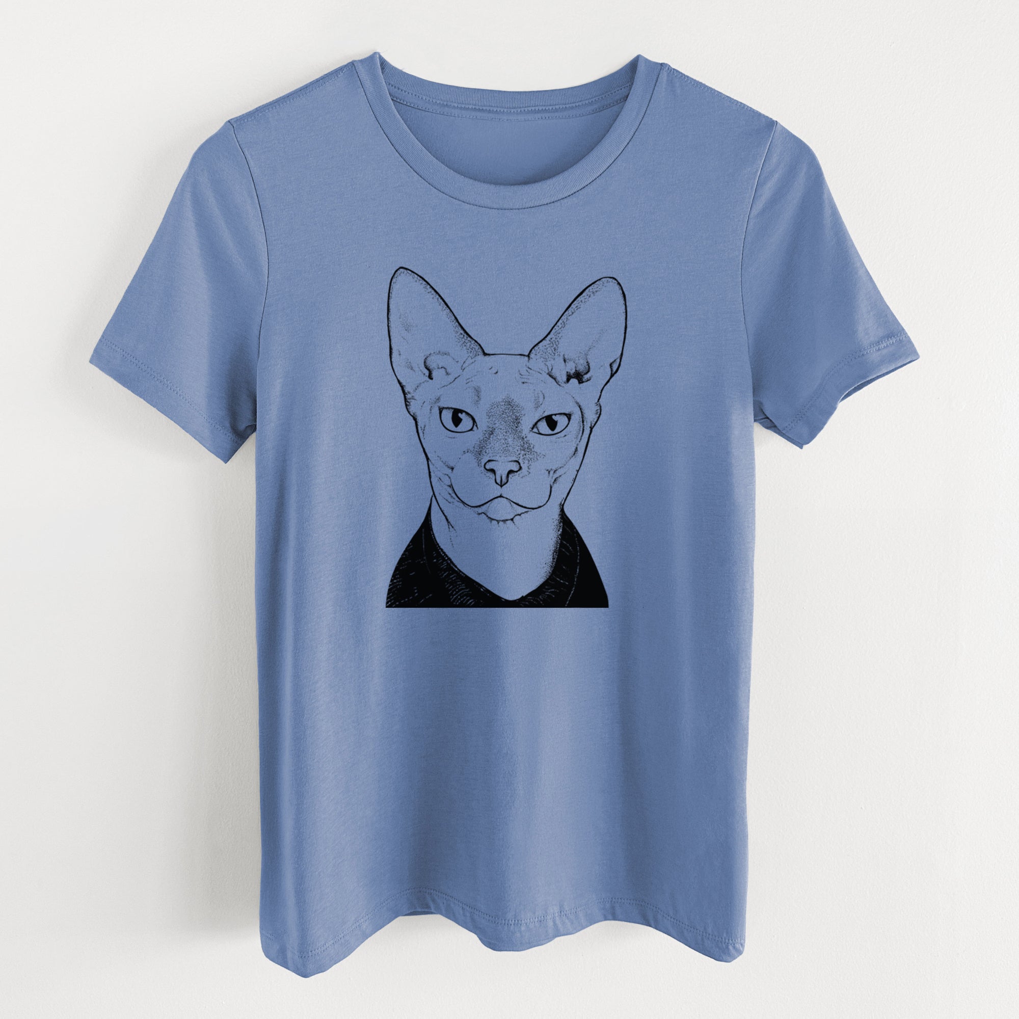 Bare Oliver Watson the Sphynx Cat - Women's Lightweight Relaxed Fit 100% Cotton Crewneck