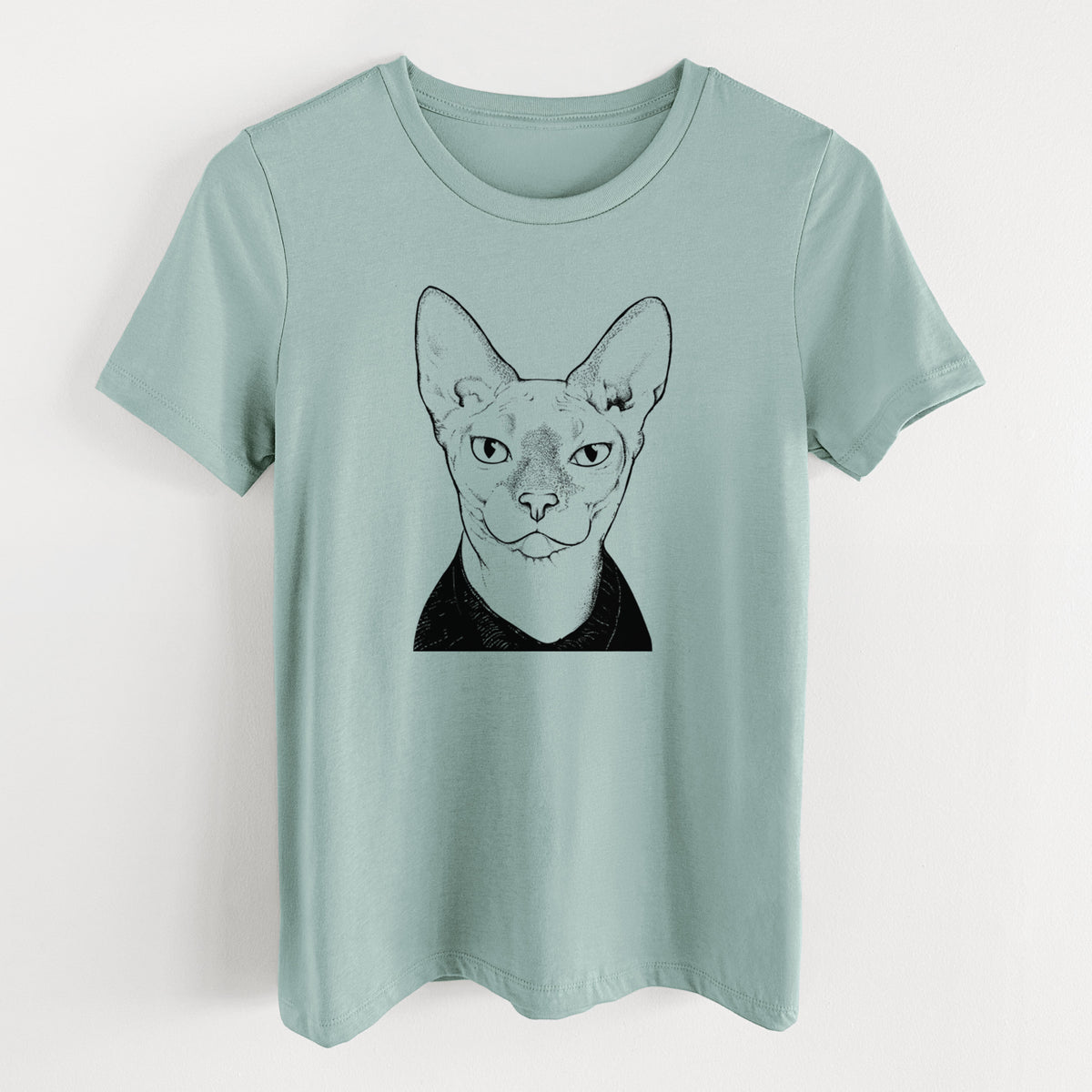 Bare Oliver Watson the Sphynx Cat - Women's Lightweight Relaxed Fit 100% Cotton Crewneck