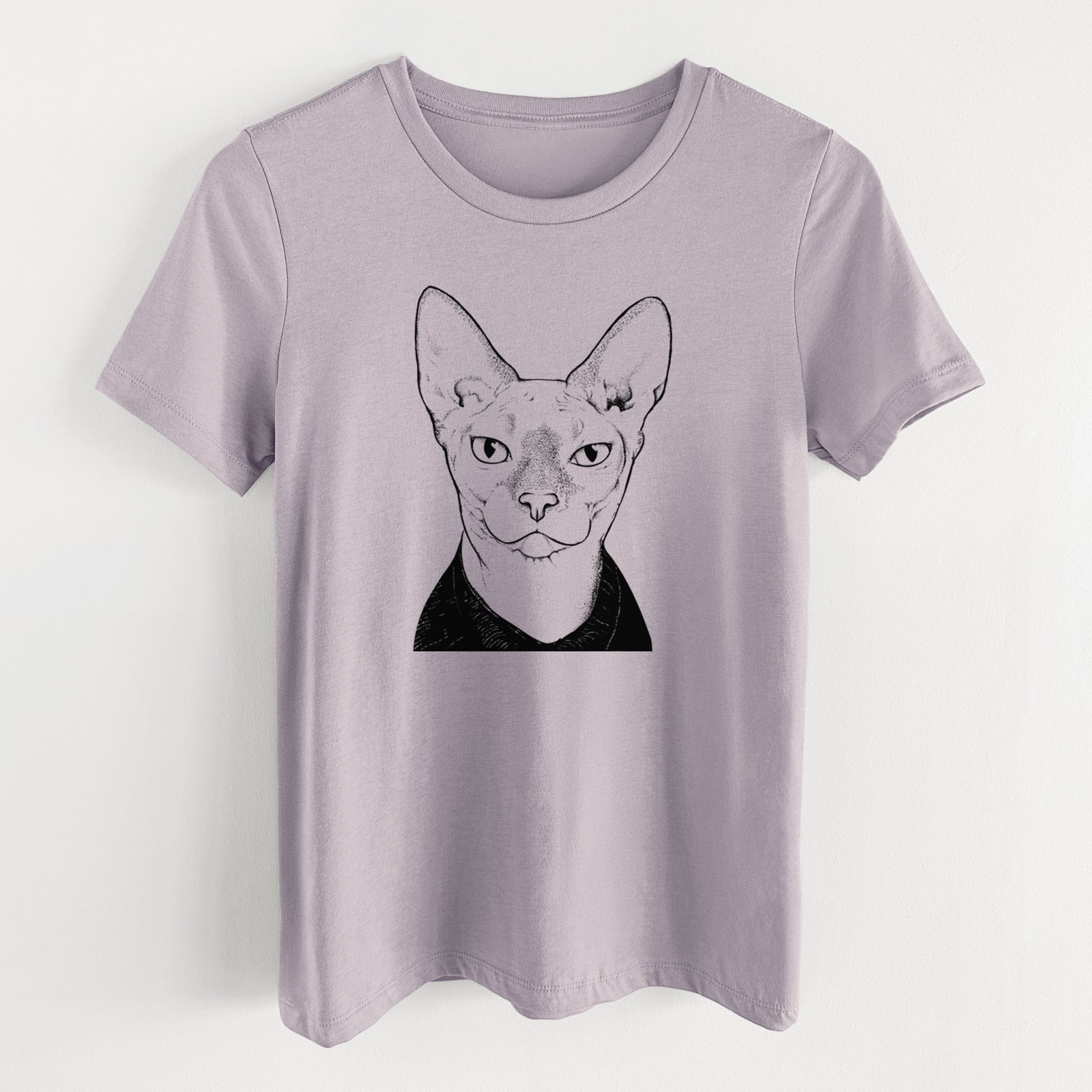 Bare Oliver Watson the Sphynx Cat - Women's Lightweight Relaxed Fit 100% Cotton Crewneck