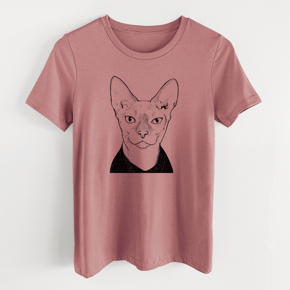 Bare Oliver Watson the Sphynx Cat - Women's Lightweight Relaxed Fit 100% Cotton Crewneck