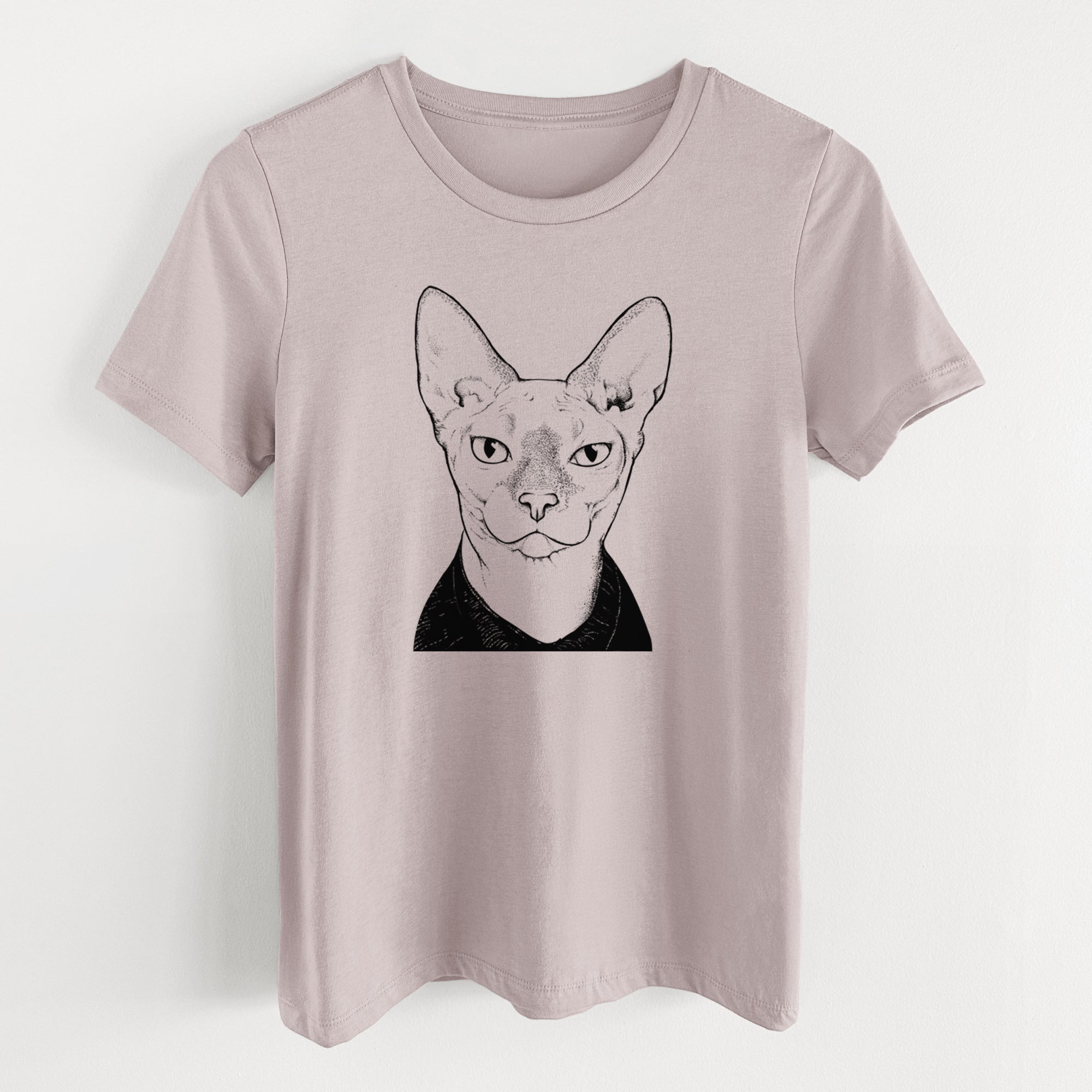 Bare Oliver Watson the Sphynx Cat - Women's Lightweight Relaxed Fit 100% Cotton Crewneck
