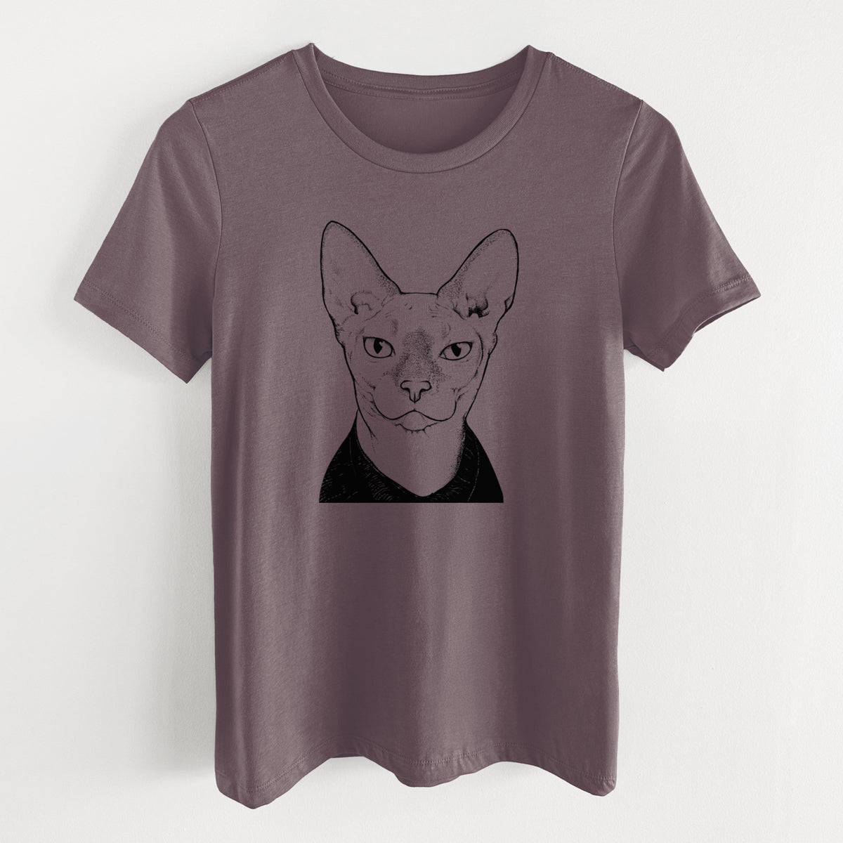 Bare Oliver Watson the Sphynx Cat - Women's Lightweight Relaxed Fit 100% Cotton Crewneck