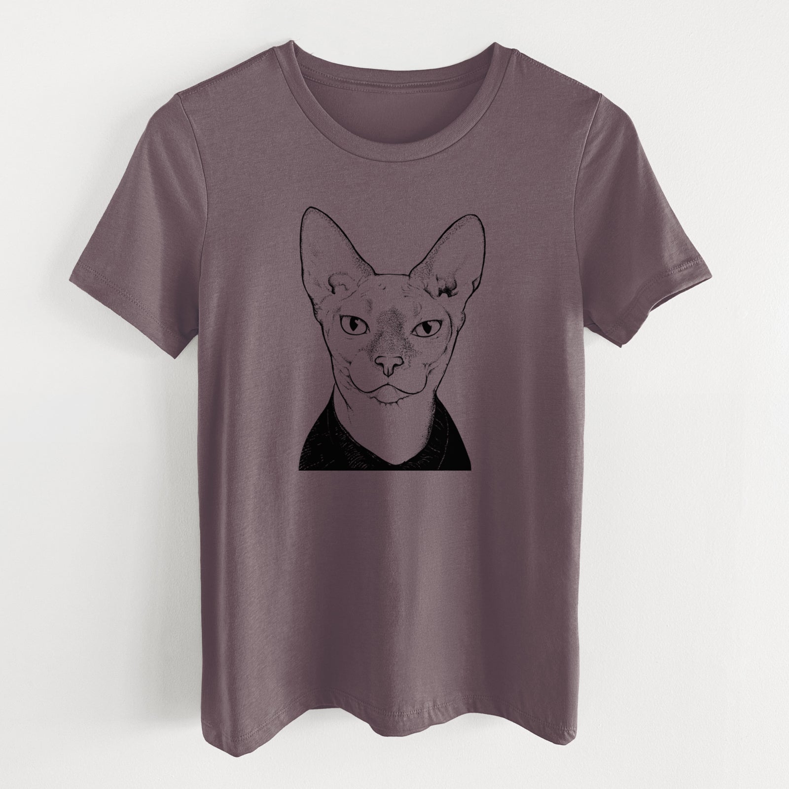 Bare Oliver Watson the Sphynx Cat - Women's Lightweight Relaxed Fit 100% Cotton Crewneck