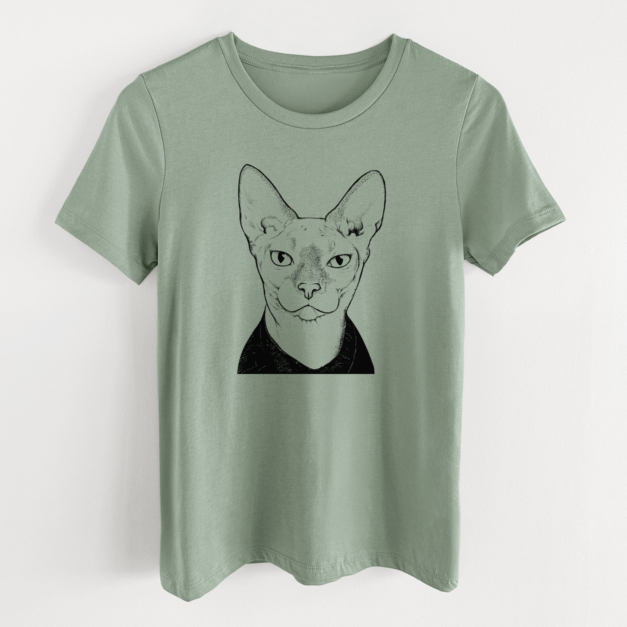 Bare Oliver Watson the Sphynx Cat - Women's Lightweight Relaxed Fit 100% Cotton Crewneck