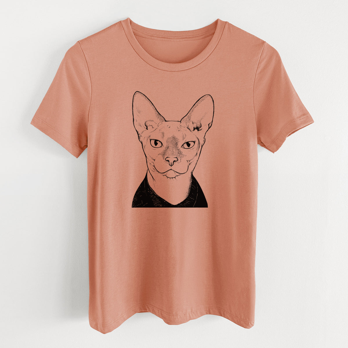 Bare Oliver Watson the Sphynx Cat - Women's Lightweight Relaxed Fit 100% Cotton Crewneck