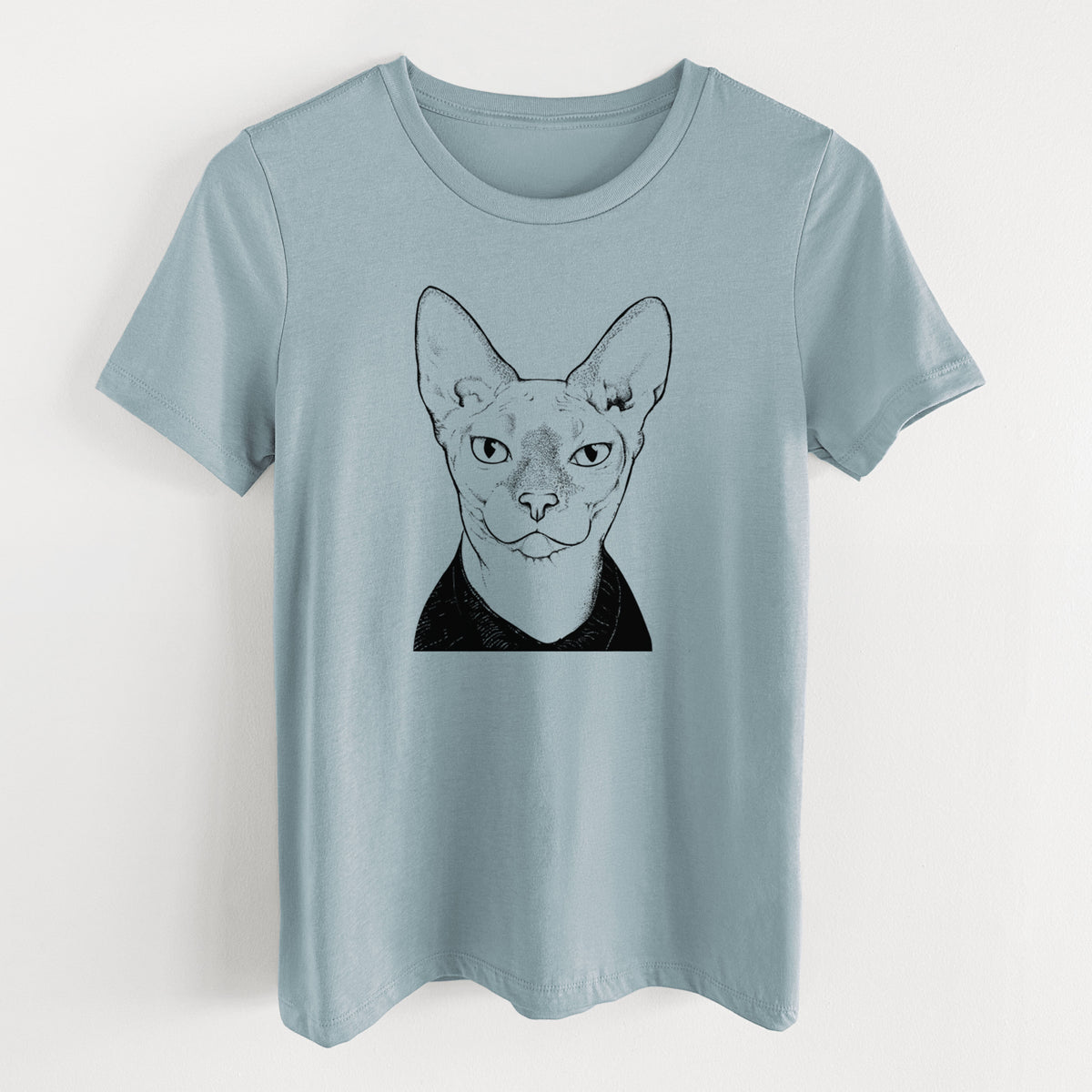Bare Oliver Watson the Sphynx Cat - Women's Lightweight Relaxed Fit 100% Cotton Crewneck