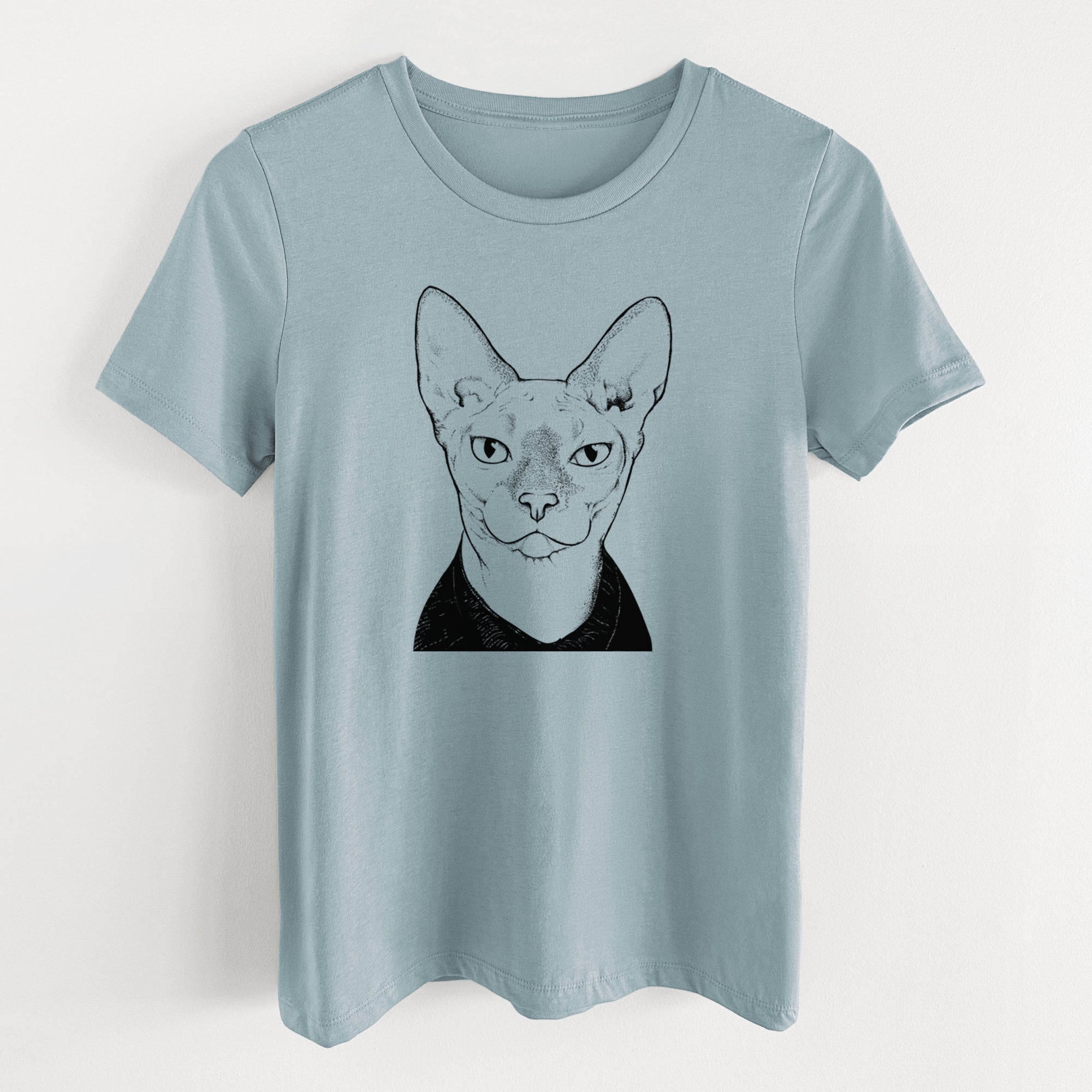 Bare Oliver Watson the Sphynx Cat - Women's Lightweight Relaxed Fit 100% Cotton Crewneck