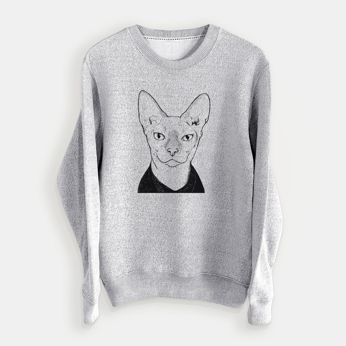 Oliver Watson the Sphynx Cat - Knit Sweatshirt