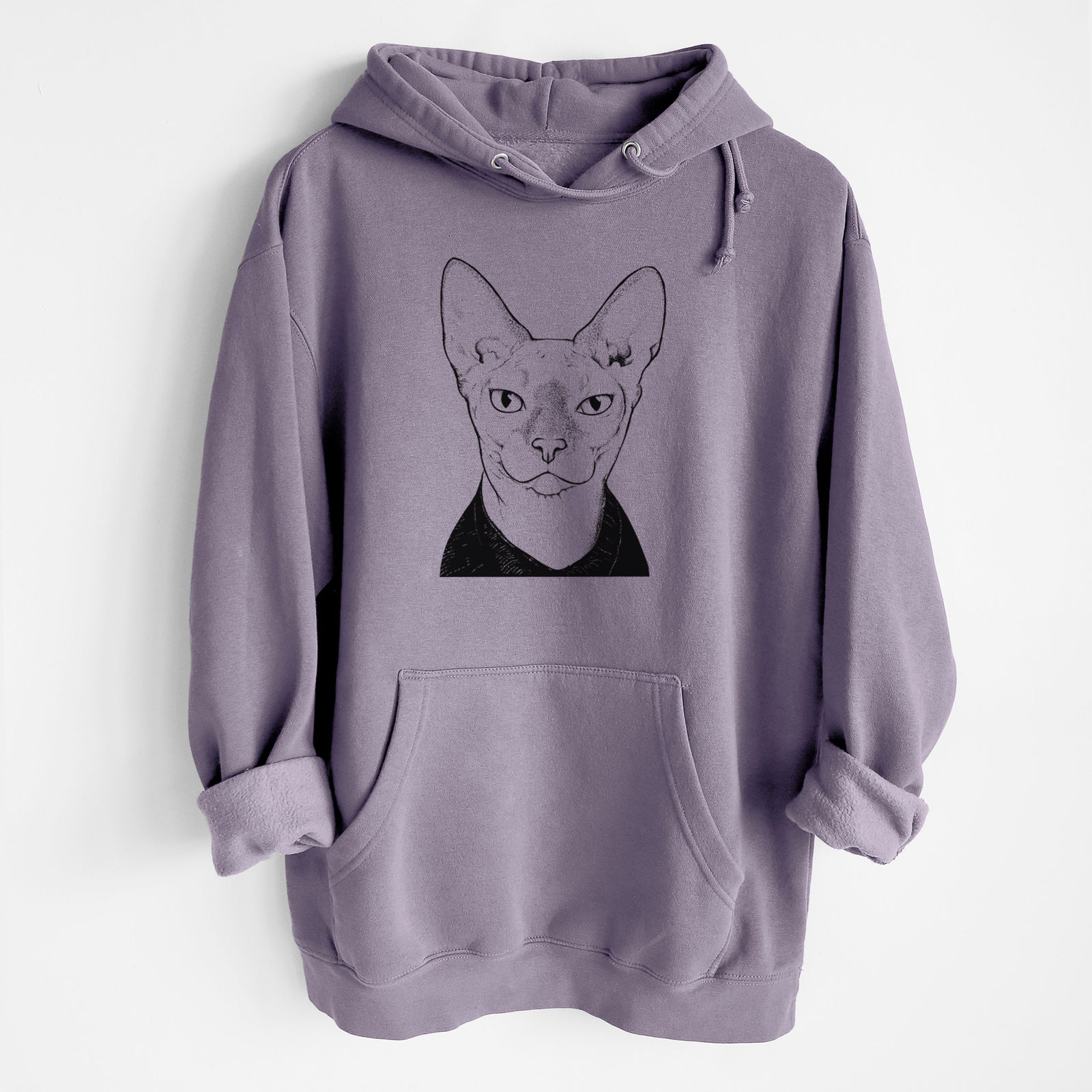 Oliver Watson the Sphynx Cat- Heavyweight Fleece Hoodie