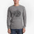 Bare Oliver the Yorkie Mix - Men's Heavyweight 100% Cotton Long Sleeve