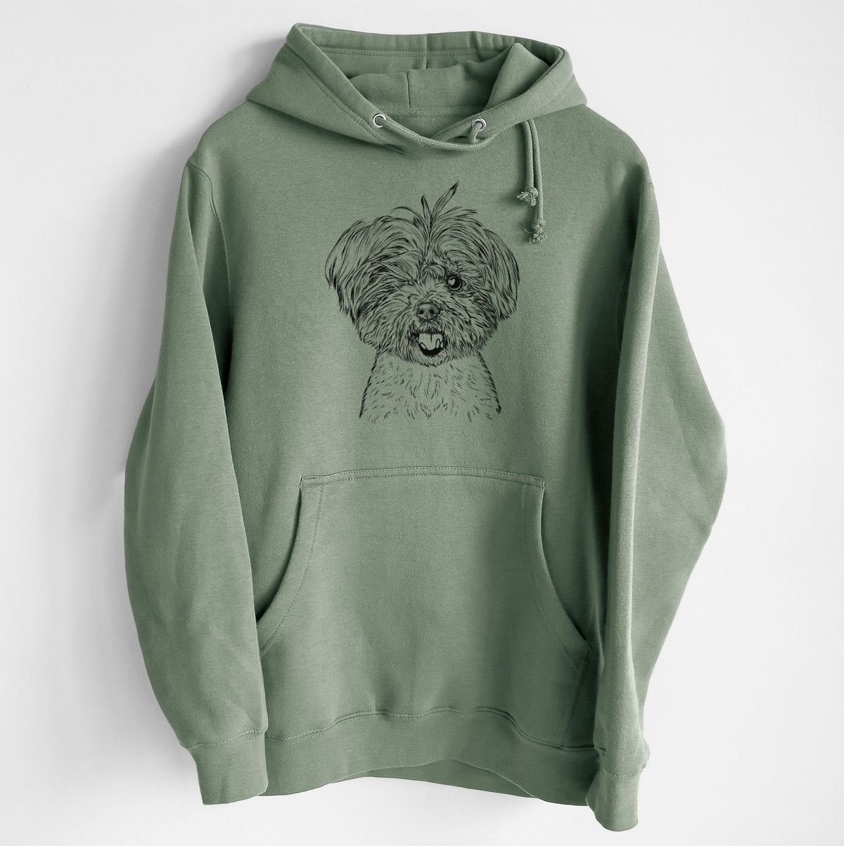 Oliver the Yorkie Mix- Heavyweight Fleece Hoodie