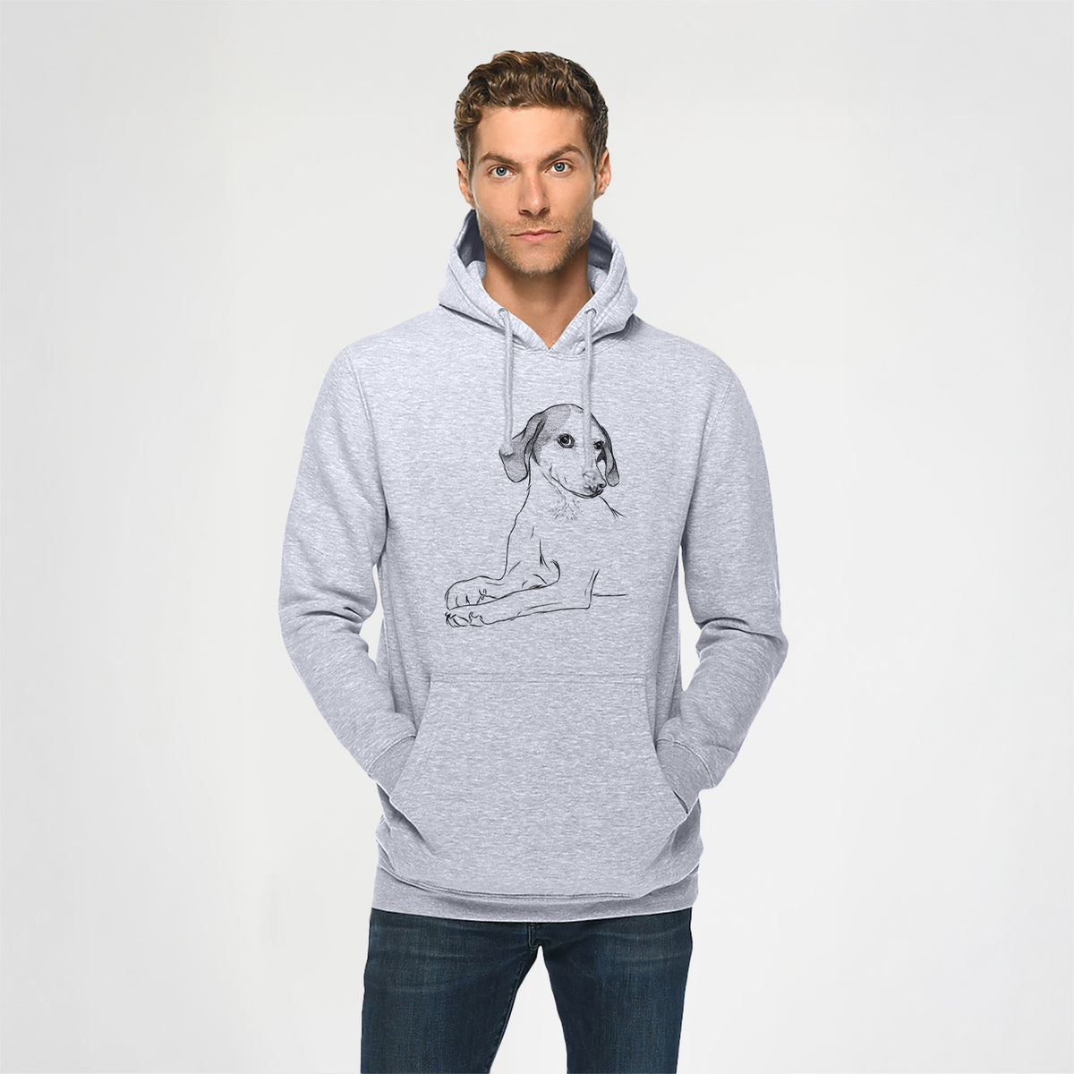 Opie the Foxhound- Heavyweight Fleece Hoodie
