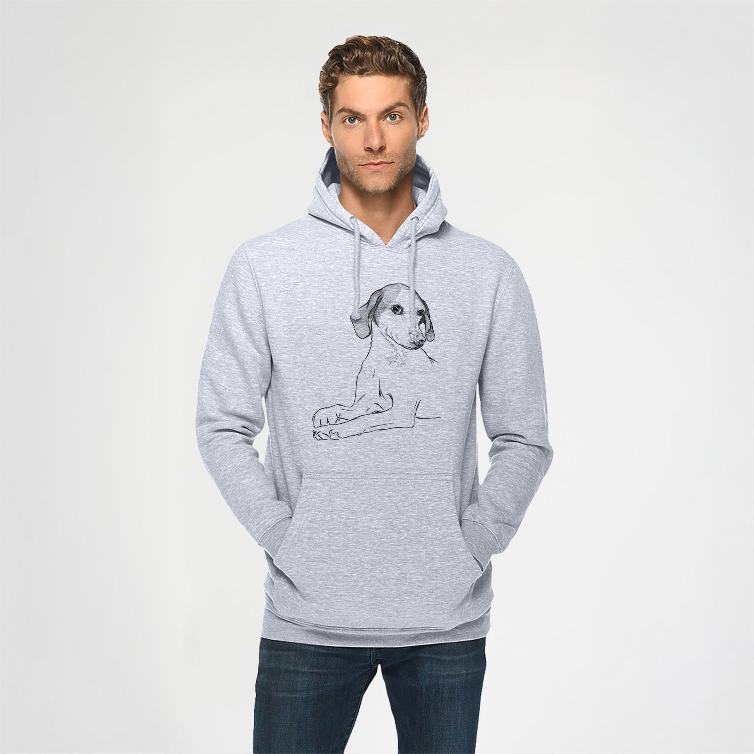 Opie the Foxhound- Heavyweight Fleece Hoodie
