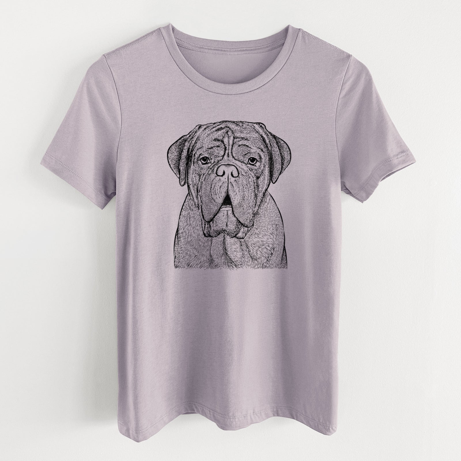 Bare Optimus the Dogue de Bordeaux - Women's Lightweight Relaxed Fit 100% Cotton Crewneck