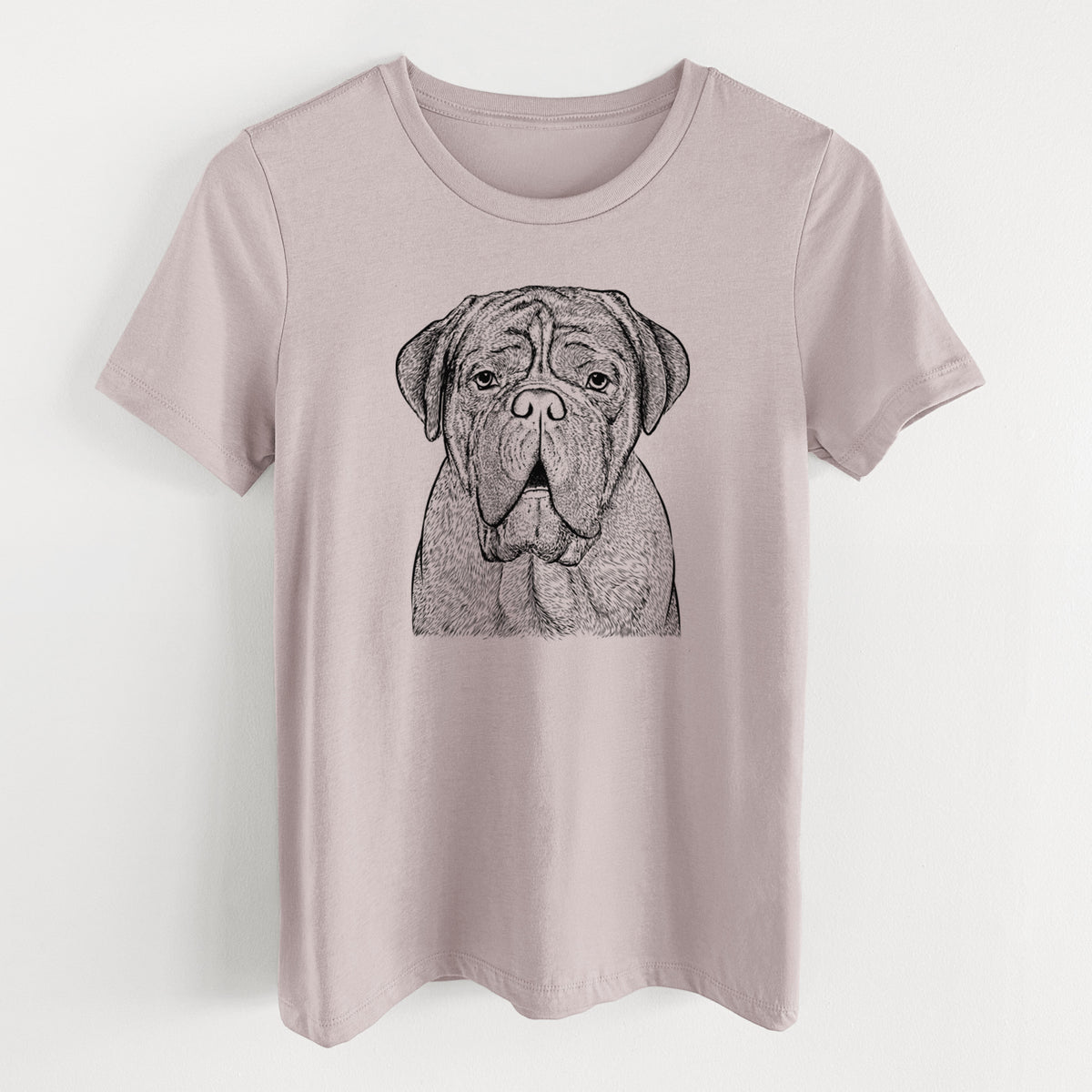 Bare Optimus the Dogue de Bordeaux - Women's Lightweight Relaxed Fit 100% Cotton Crewneck