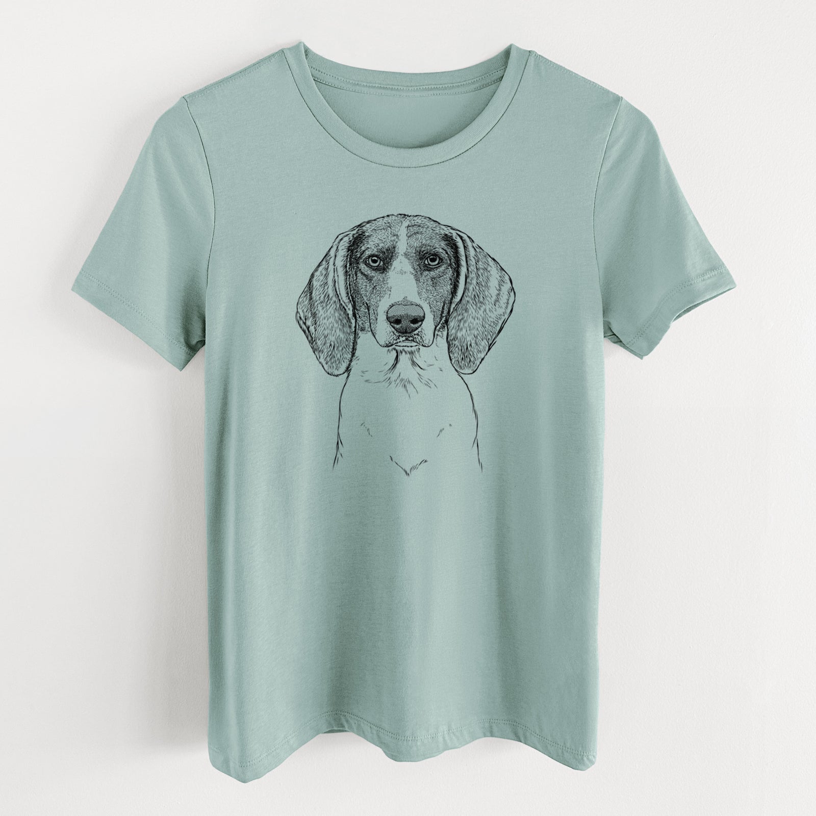 Bare Orin the Treeing Walker Coonhound - Women's Lightweight Relaxed Fit 100% Cotton Crewneck