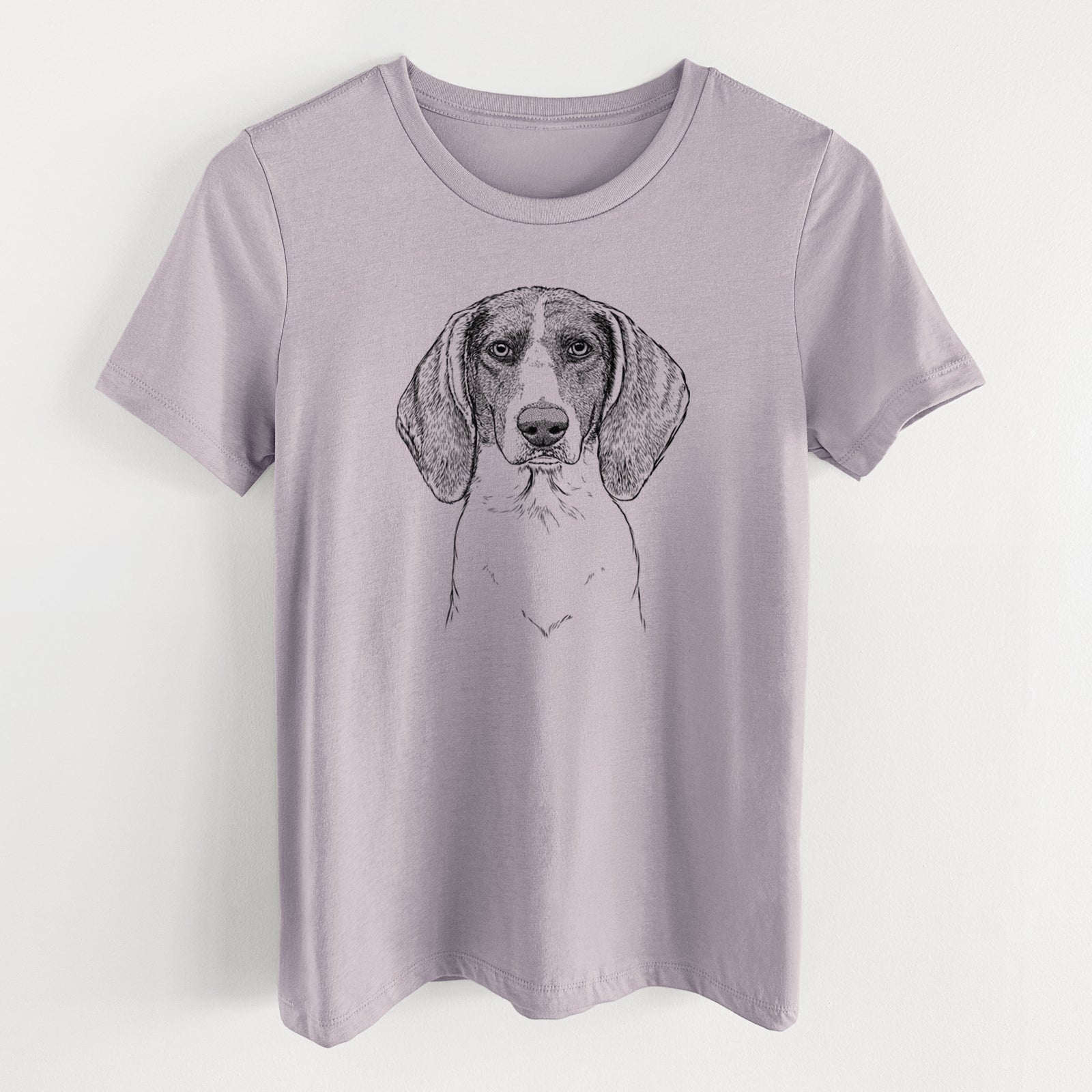 Bare Orin the Treeing Walker Coonhound - Women's Lightweight Relaxed Fit 100% Cotton Crewneck