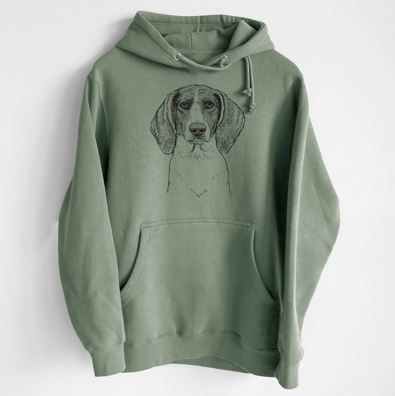 Orin the Treeing Walker Coonhound- Heavyweight Fleece Hoodie