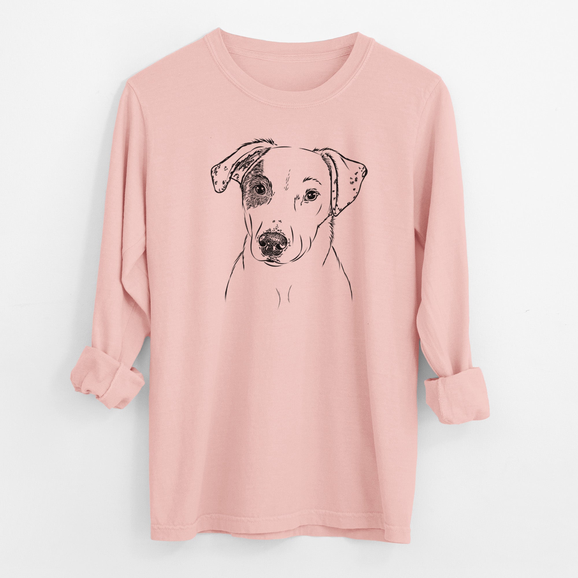 Bare P Pie the Mixed Breed - Men's Heavyweight 100% Cotton Long Sleeve