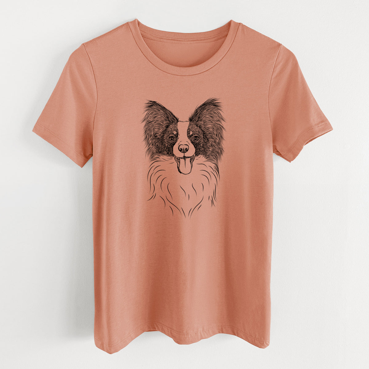Bare Patrick the Papillon - Women's Lightweight Relaxed Fit 100% Cotton Crewneck