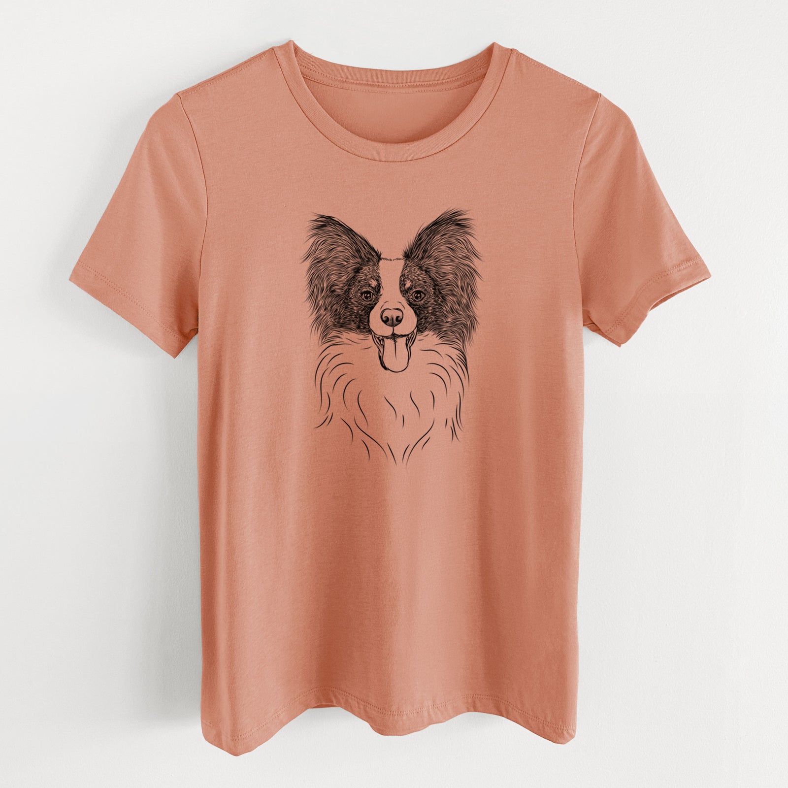 Bare Patrick the Papillon - Women's Lightweight Relaxed Fit 100% Cotton Crewneck