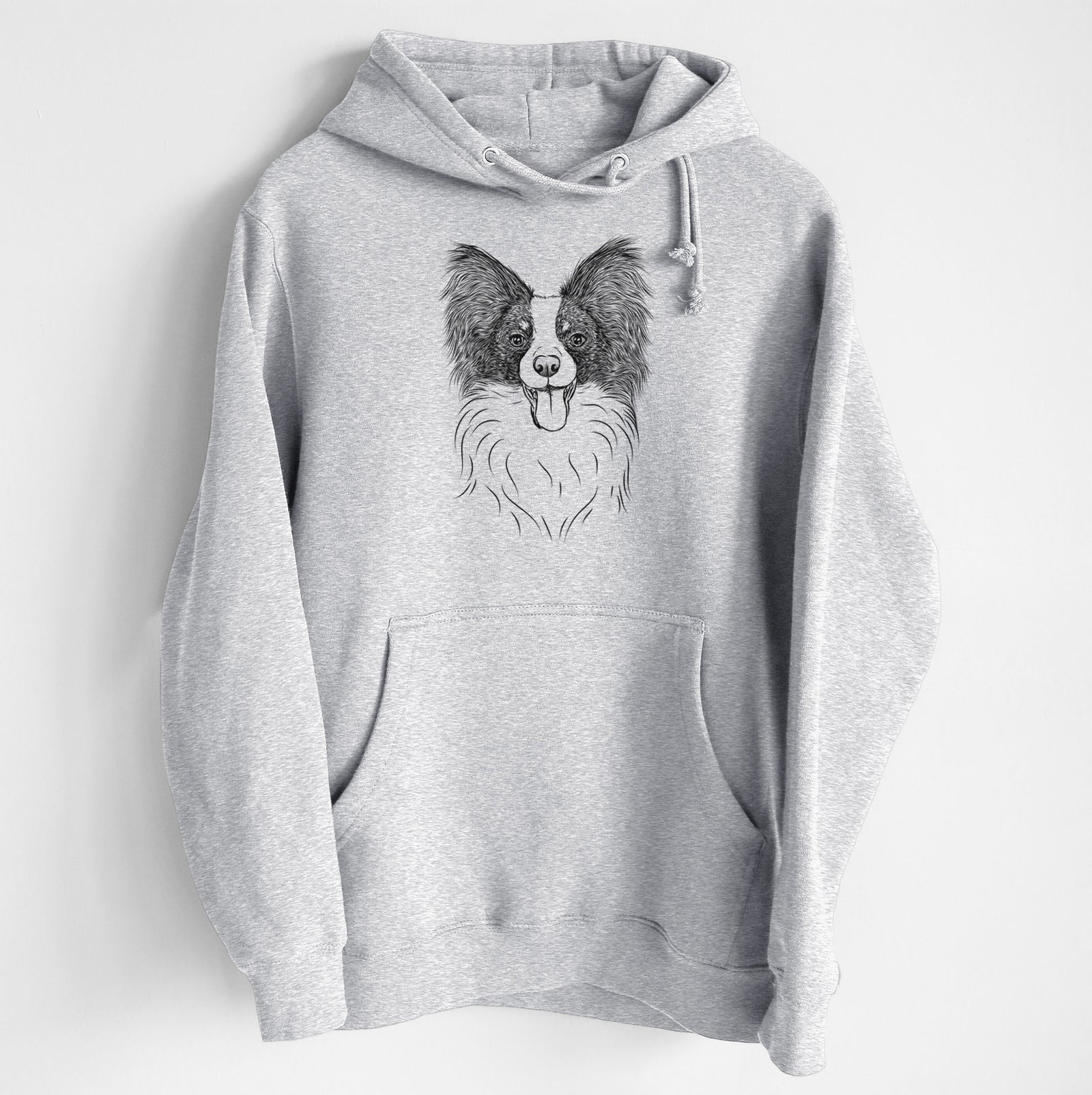 Patrick the Papillon- Heavyweight Fleece Hoodie