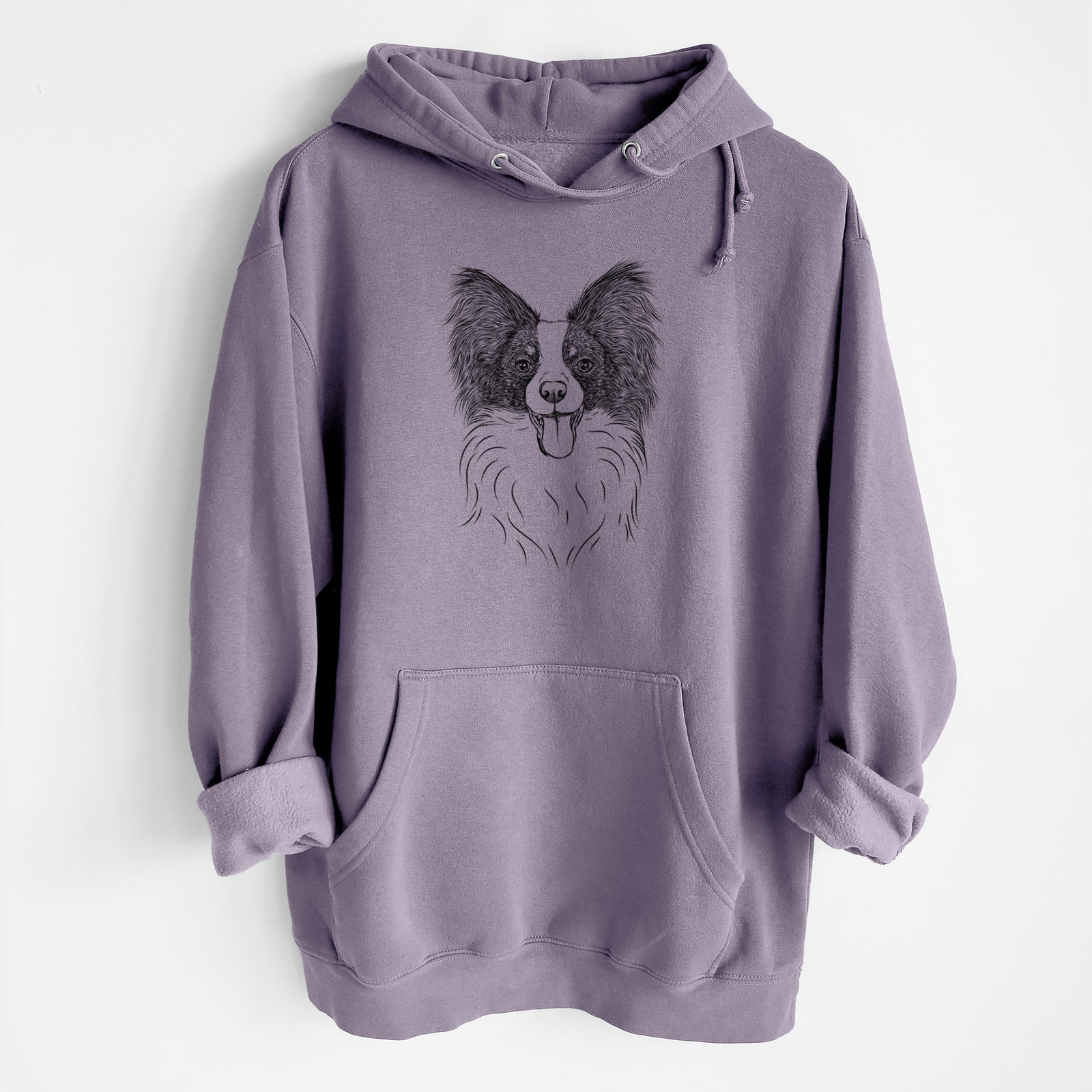 Patrick the Papillon- Heavyweight Fleece Hoodie