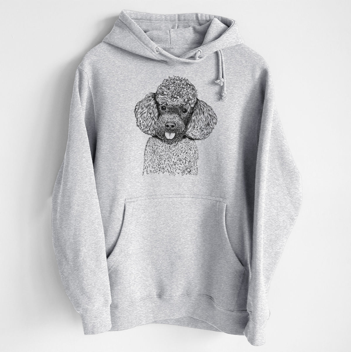 George the Toy Poodle- Heavyweight Fleece Hoodie