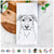 Peanut the Lab Mix Tea Towel