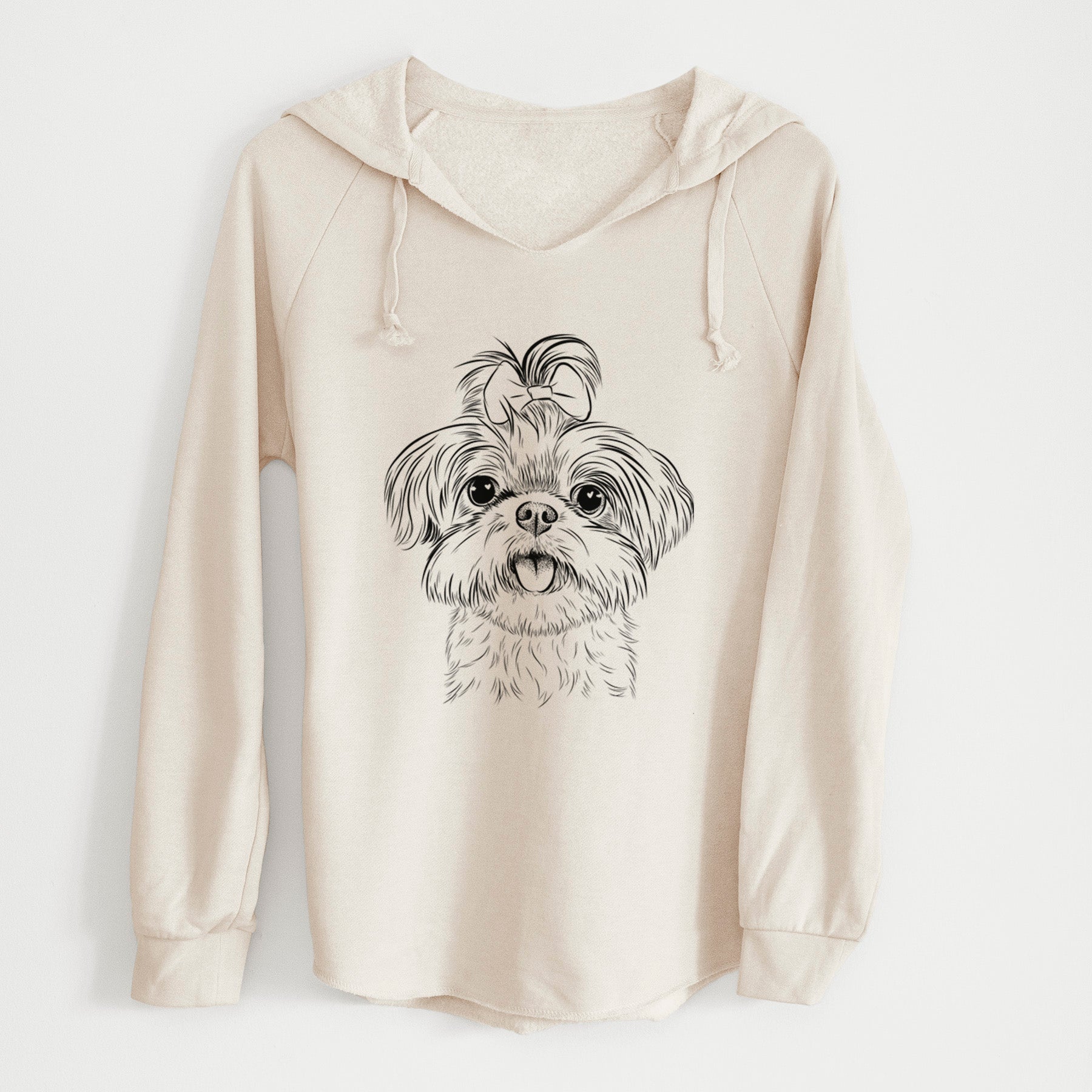 Bare Pebbles the Shorkie - Cali Wave Hooded Sweatshirt