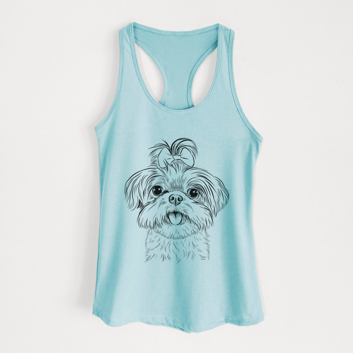 Pebbles the Shorkie - Women's Racerback Tanktop