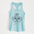 Pebbles the Shorkie - Women's Racerback Tanktop